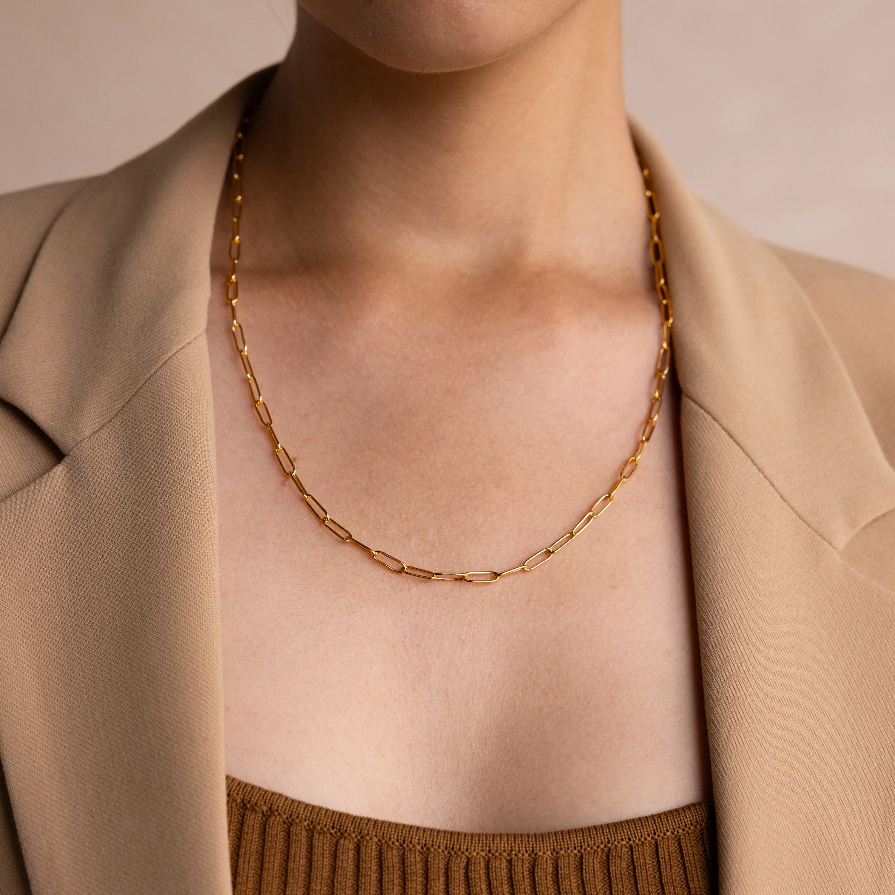 Paperclip Chain Necklace - Image 8