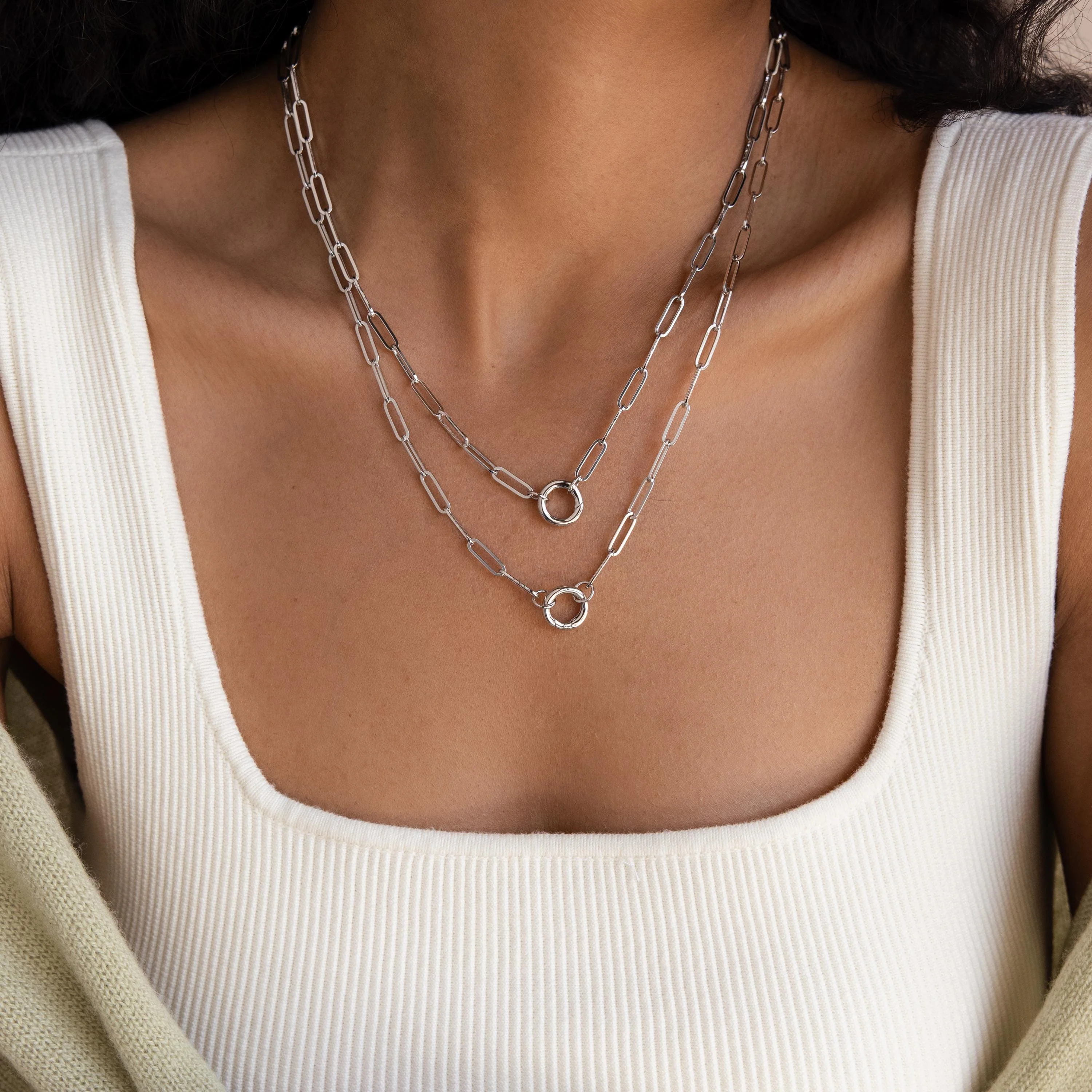 Paperclip Clasp Necklace - Image 5
