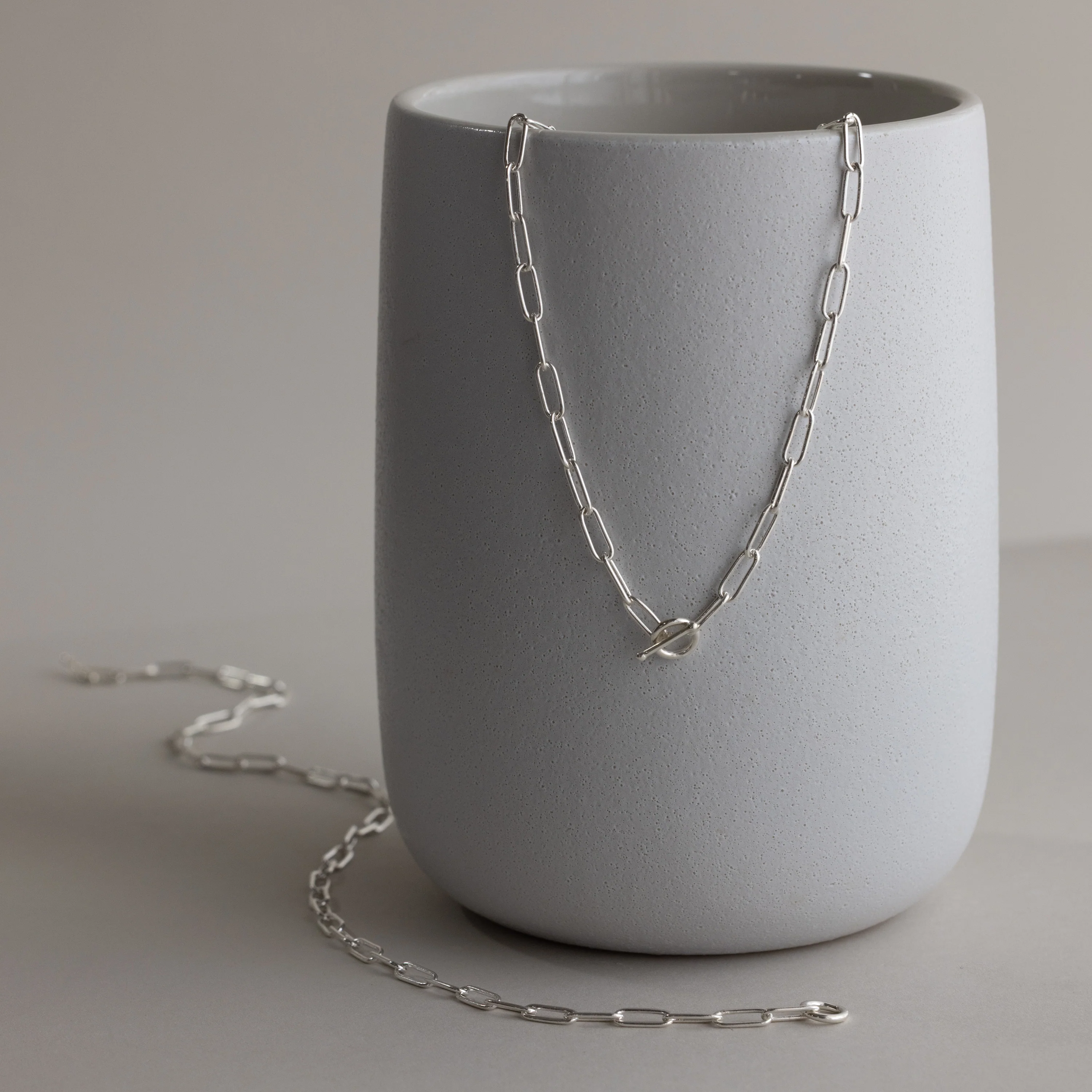 Paperclip Toggle Necklace - Image 5