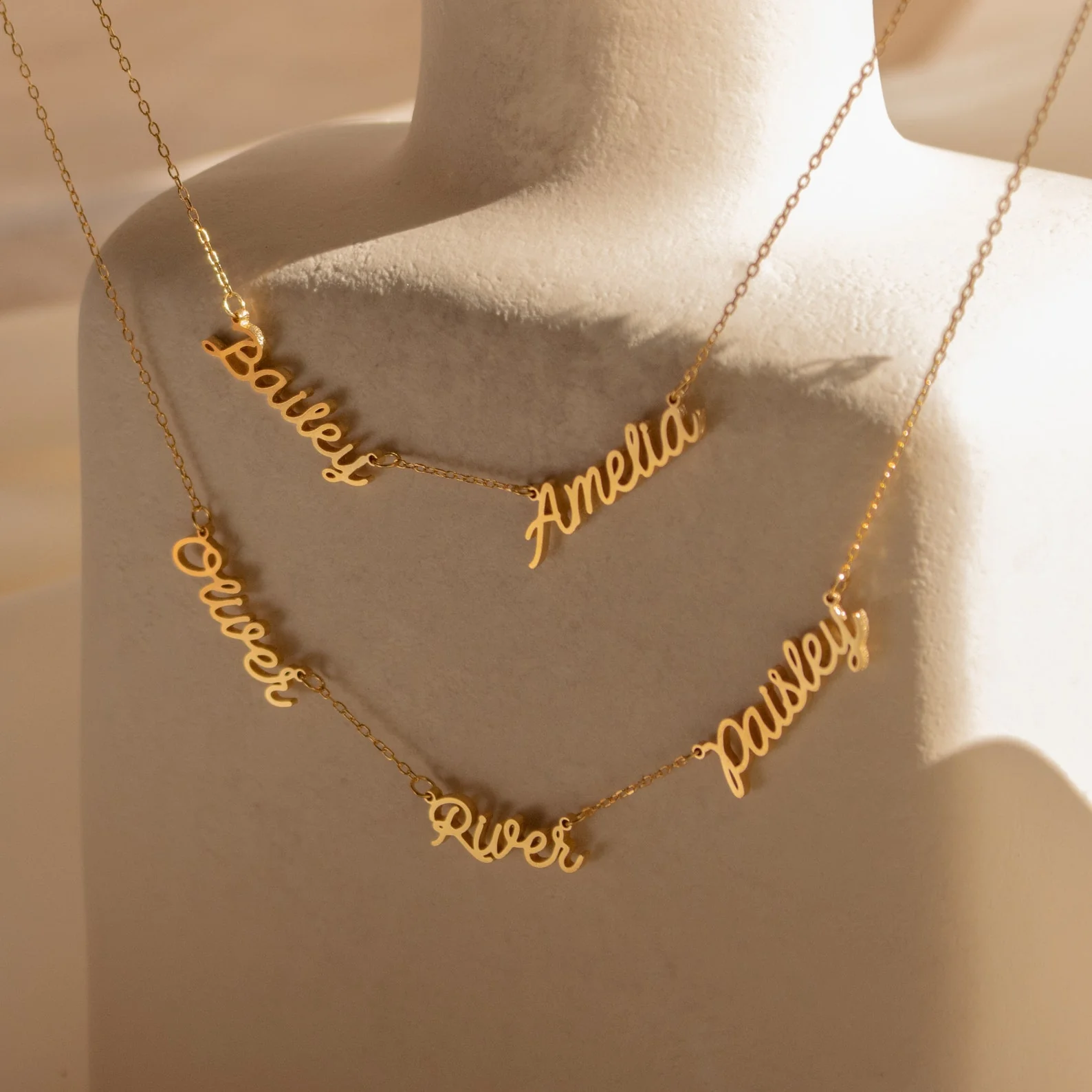 Paris Multiple Name Necklace - Image 2