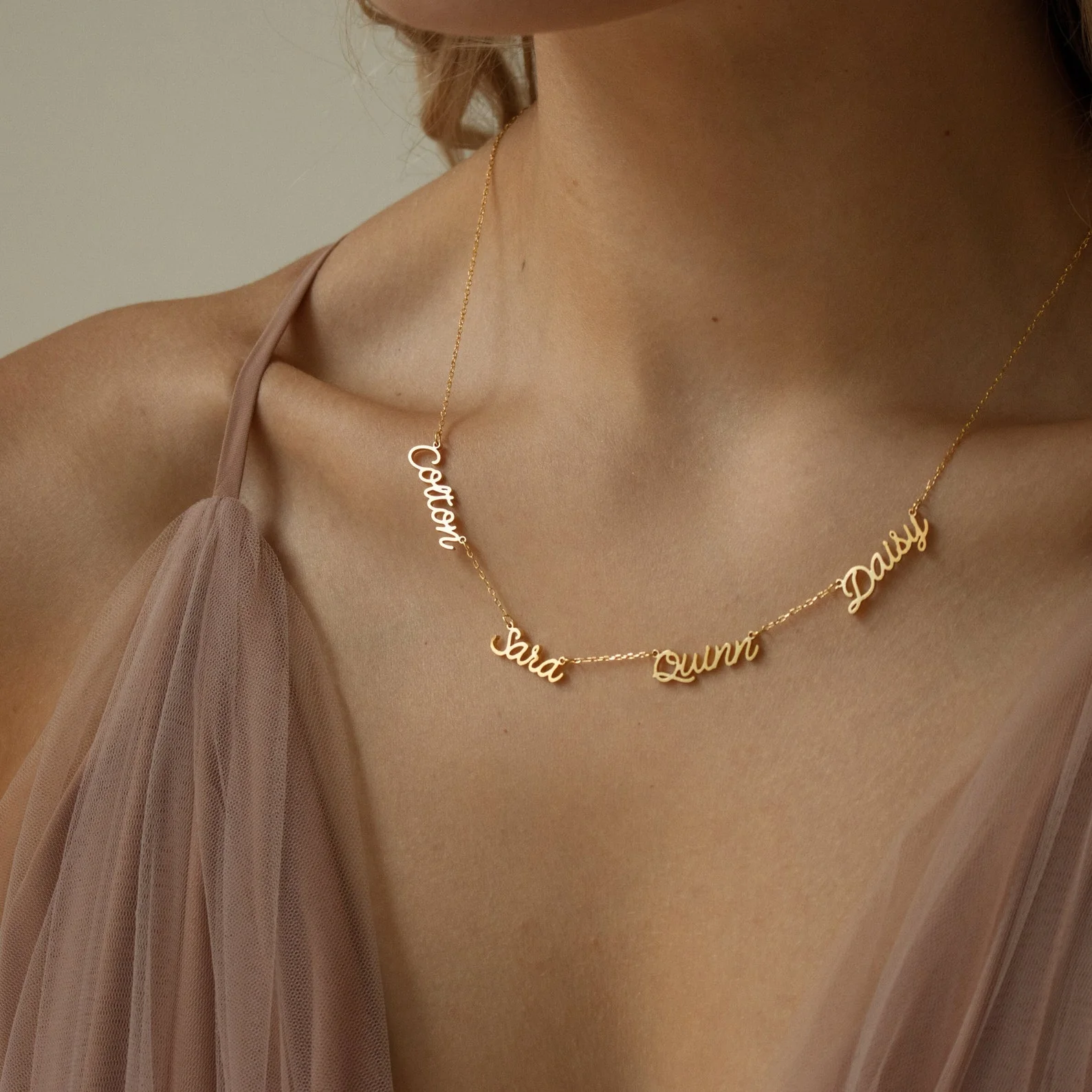 Paris Multiple Name Necklace - Image 4