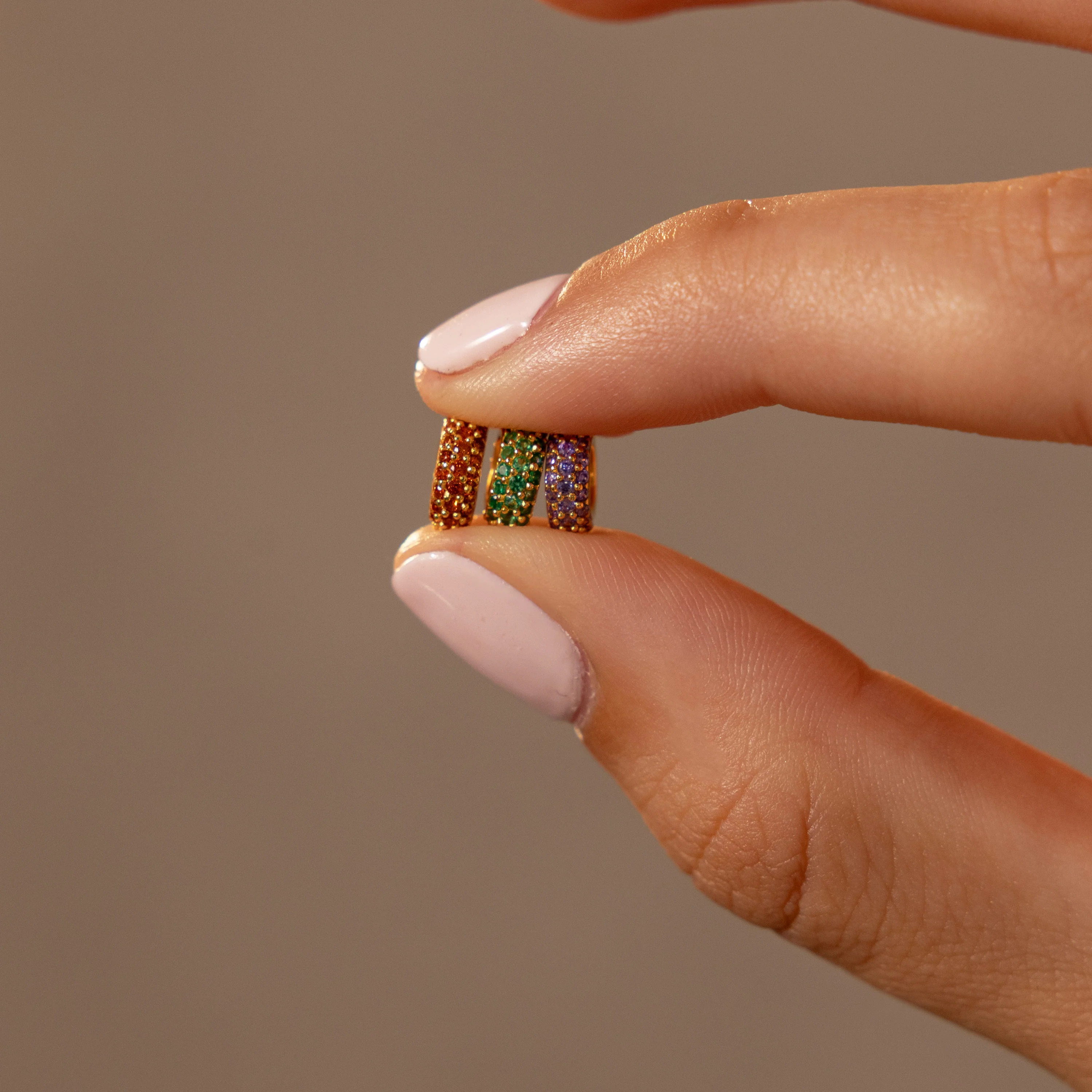 Pave Birthstone Charm Spacer - Image 5