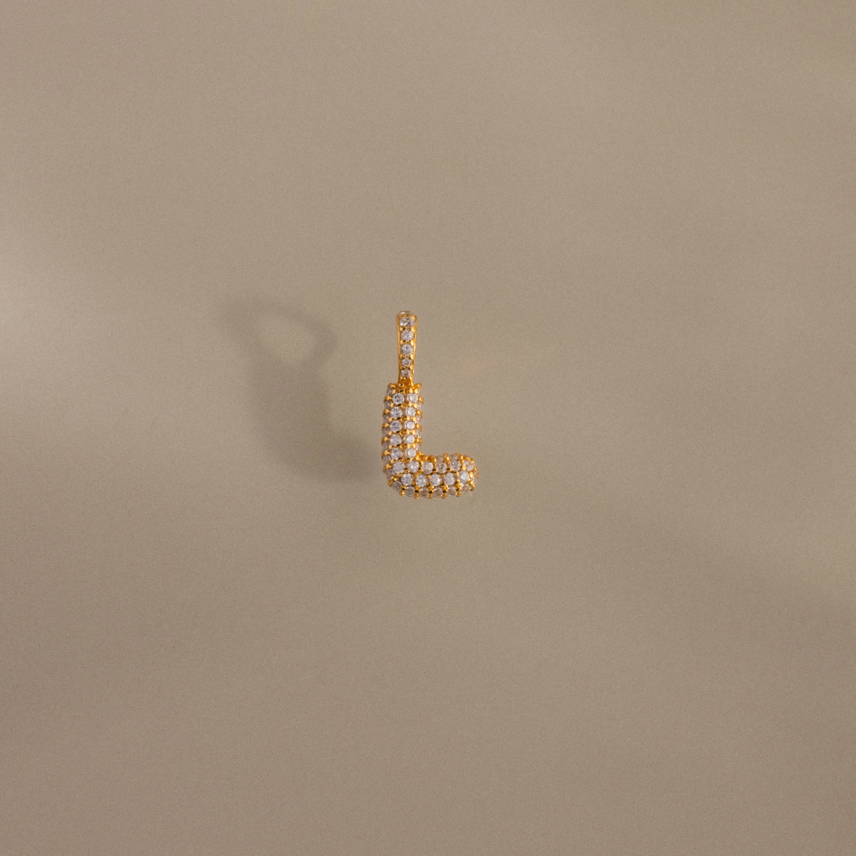 Pave Bubble Letter Charm - Image 19