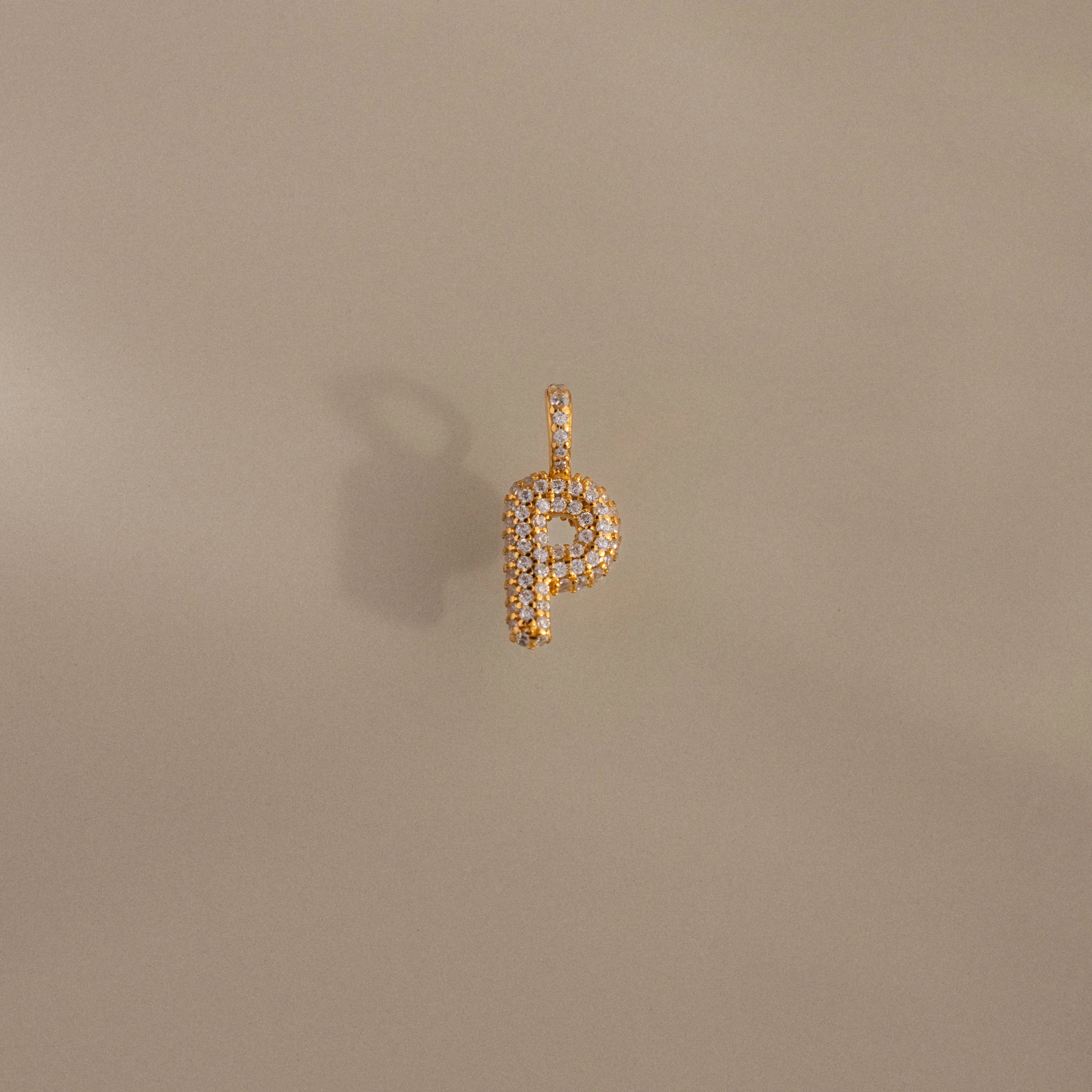 Pave Bubble Letter Charm - Image 23