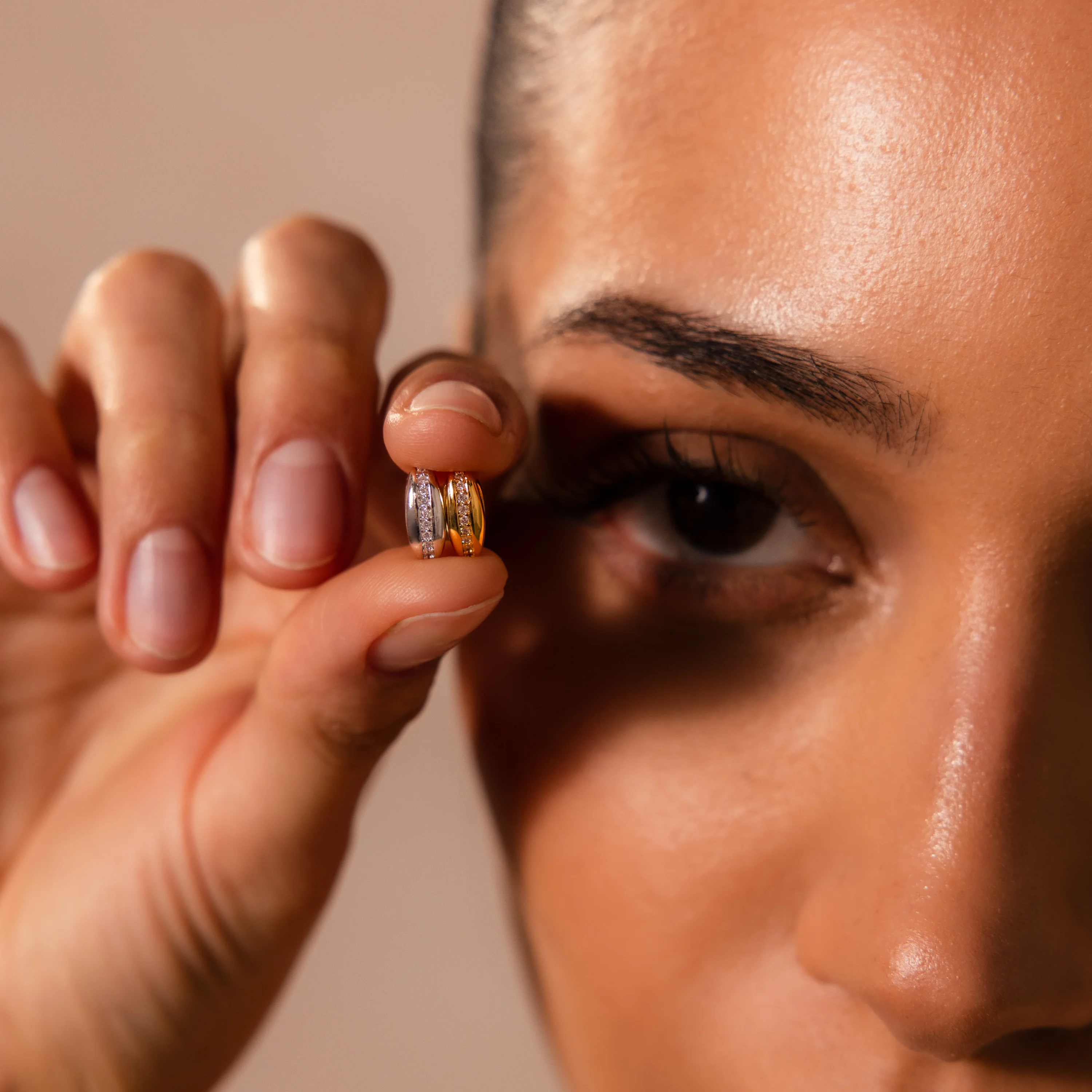Pave Dome Spacer Charm - Image 4