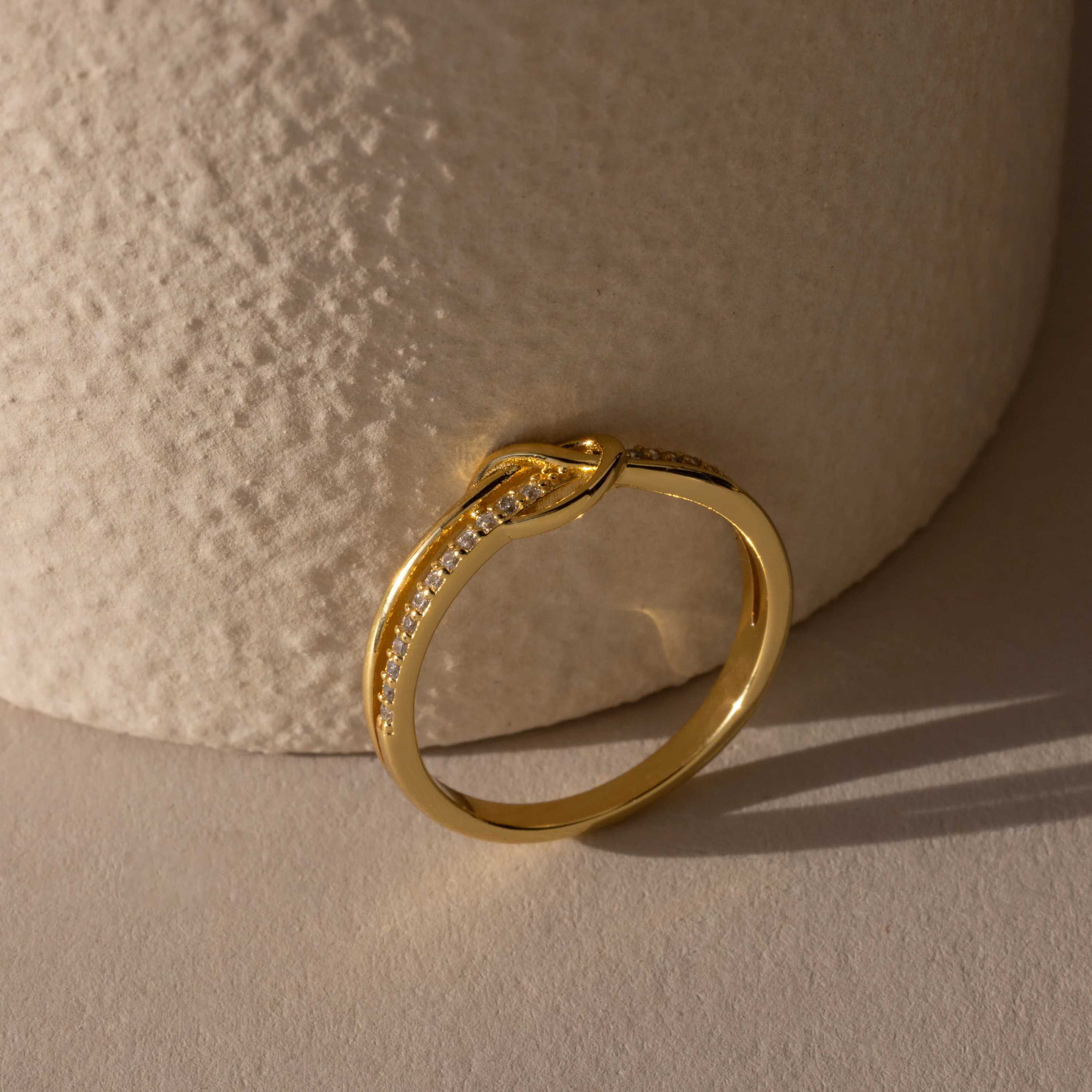 Pave Knot Ring - Image 4
