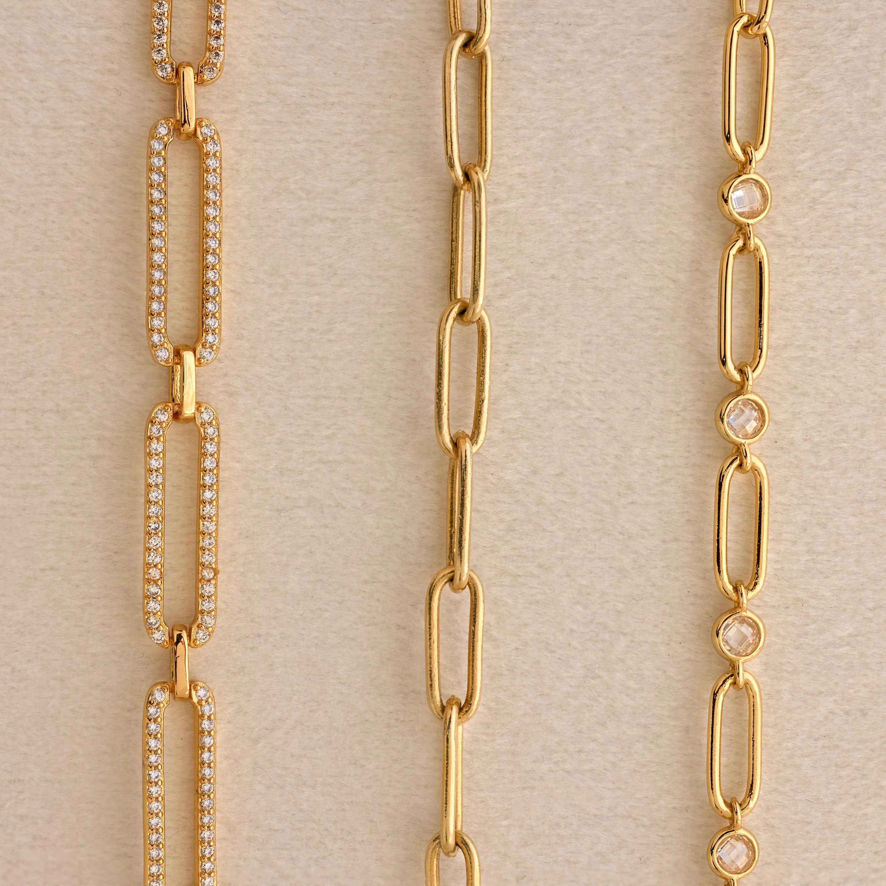 Pave Link Chain Necklace - Image 5