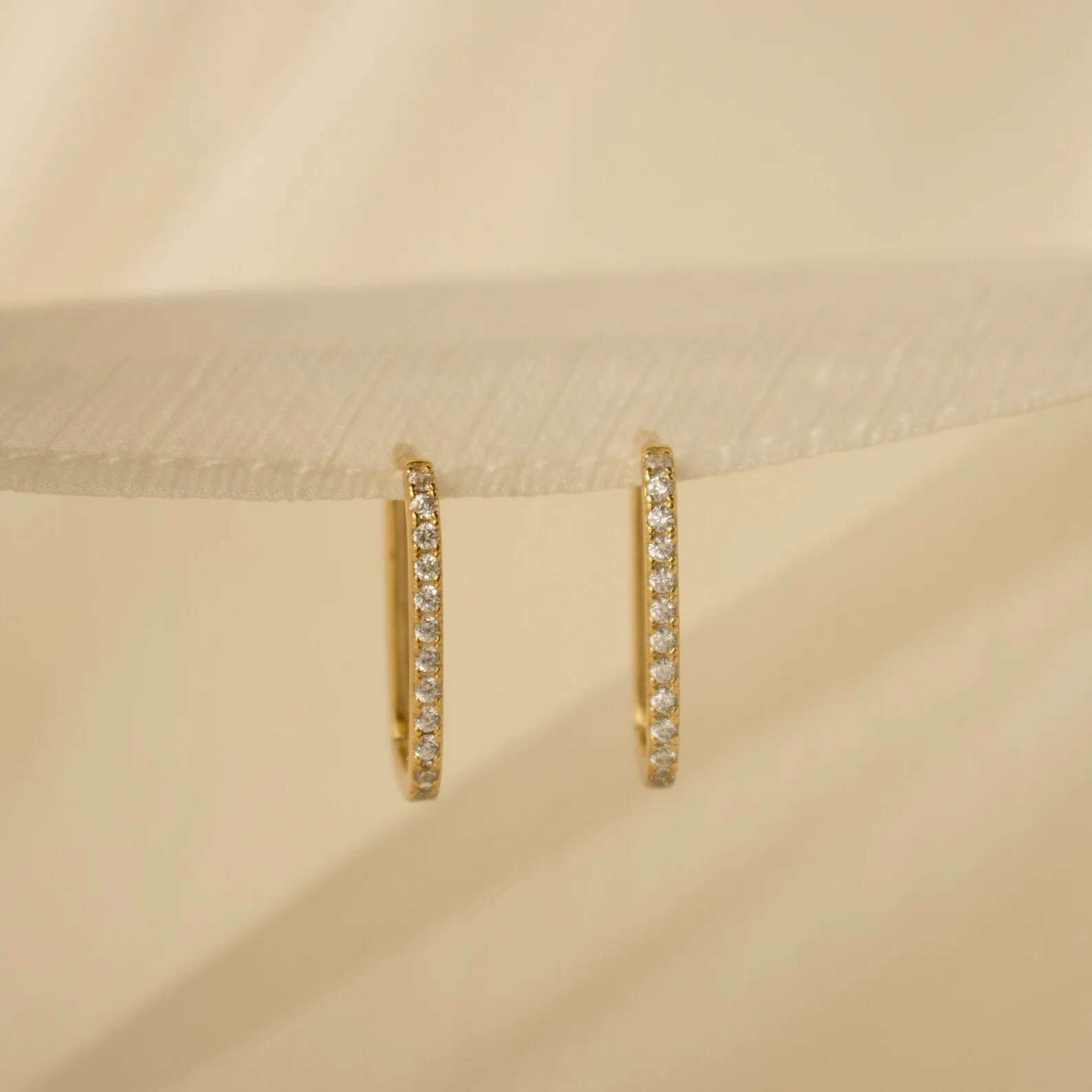 Pave Link Earrings - Image 3