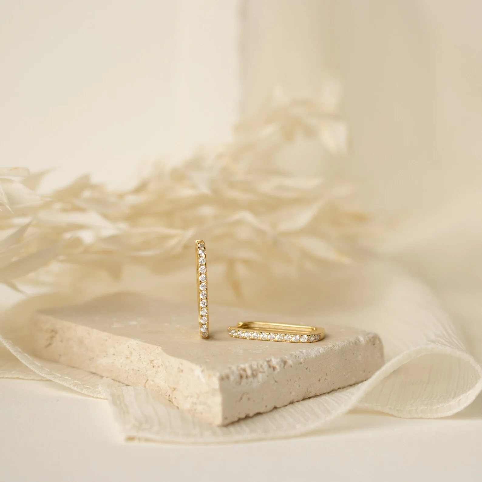 Pave Link Earrings - Image 5