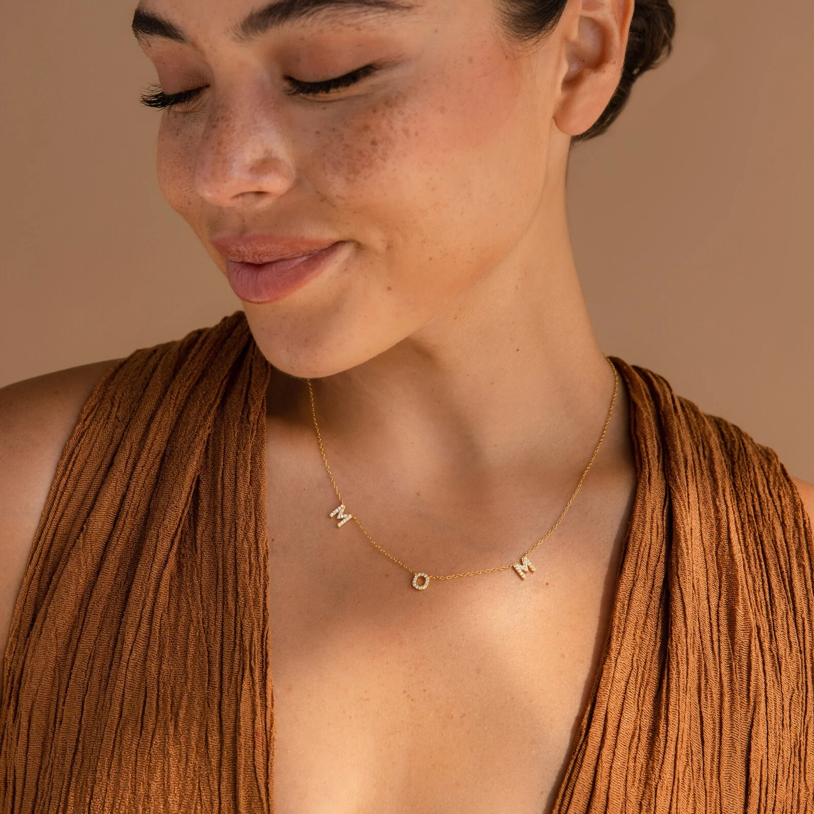 Pave Mom Necklace - Image 4