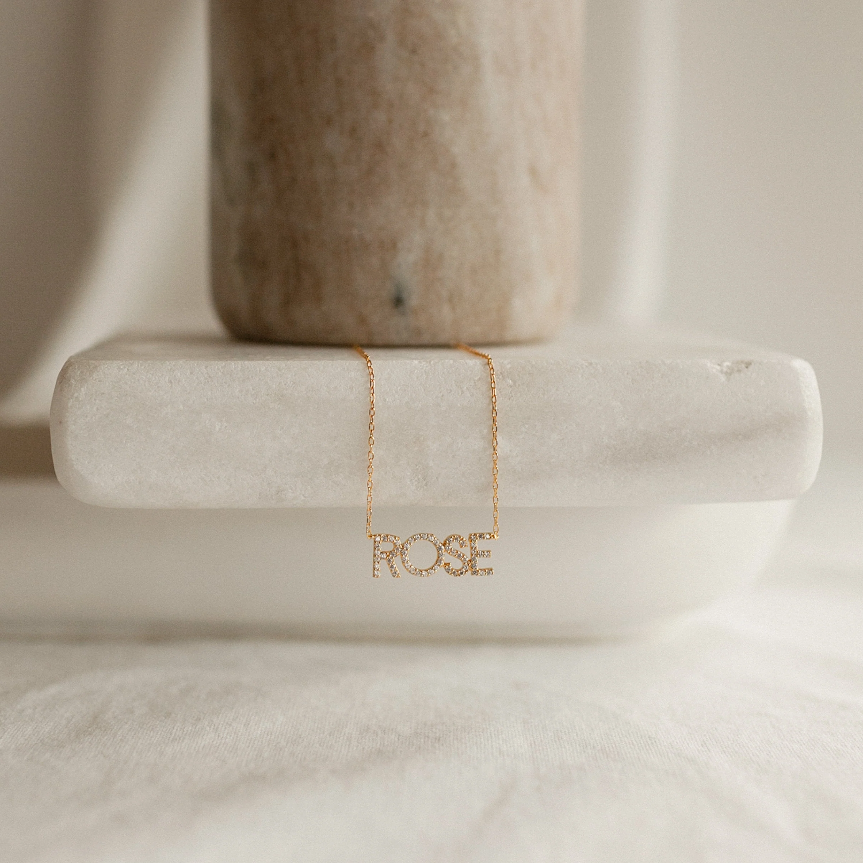 Pave Name Necklace - Image 3
