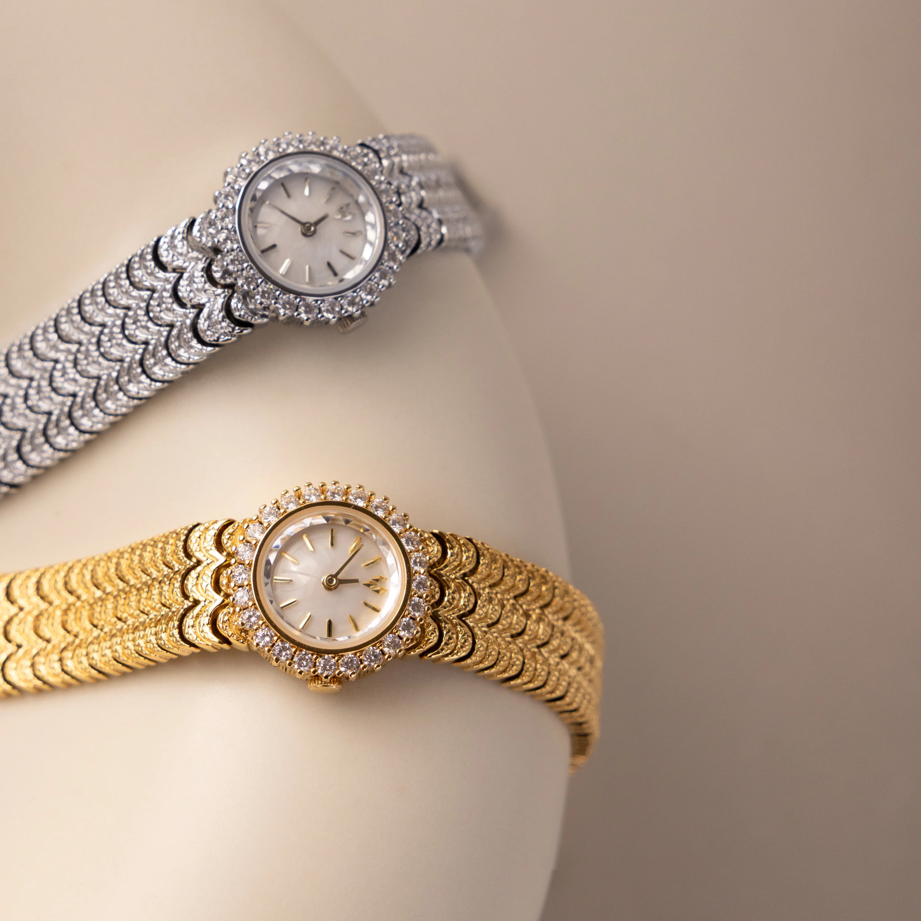 Pave Scalloped Timepiece - Image 8