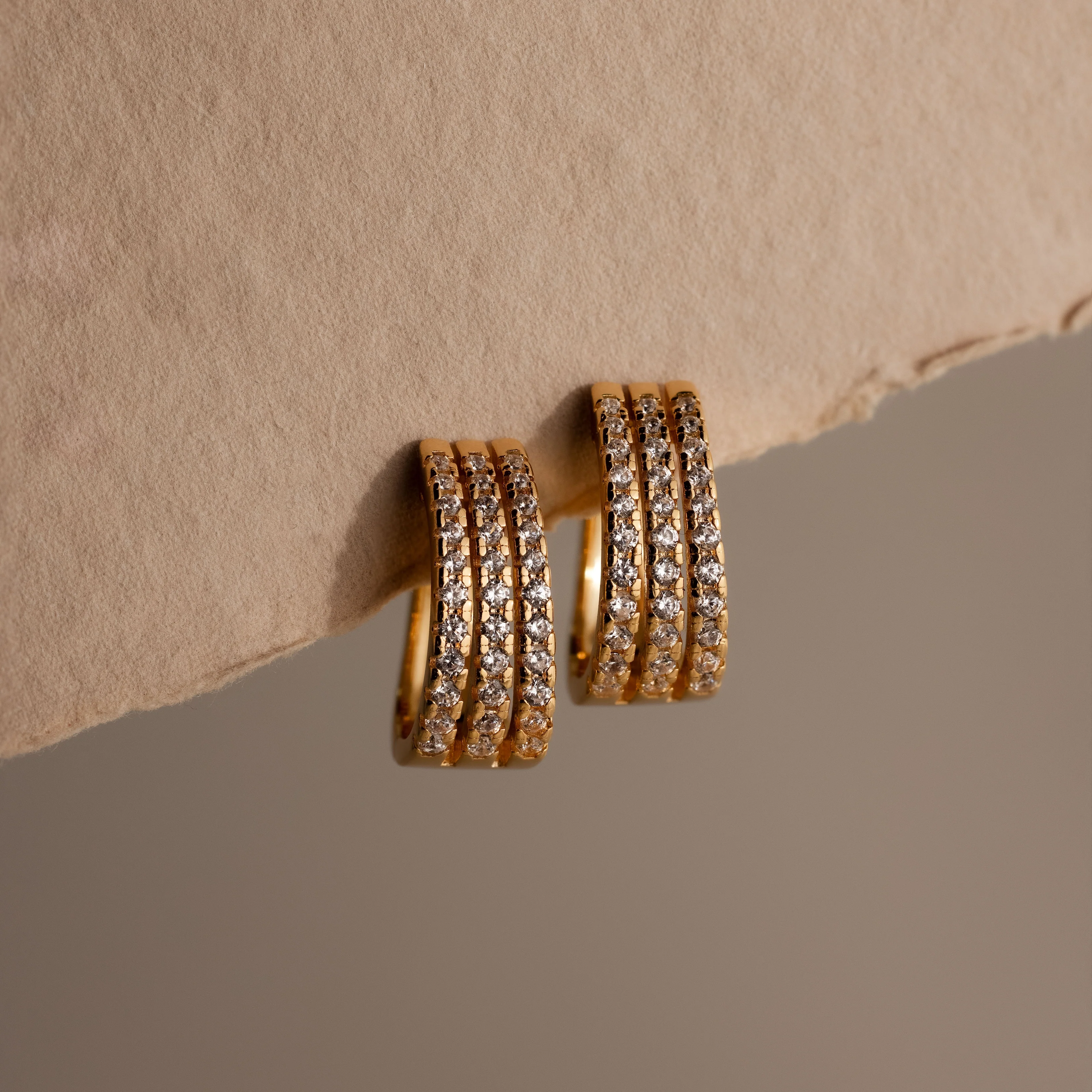 Pave Trio Hoops - Image 2