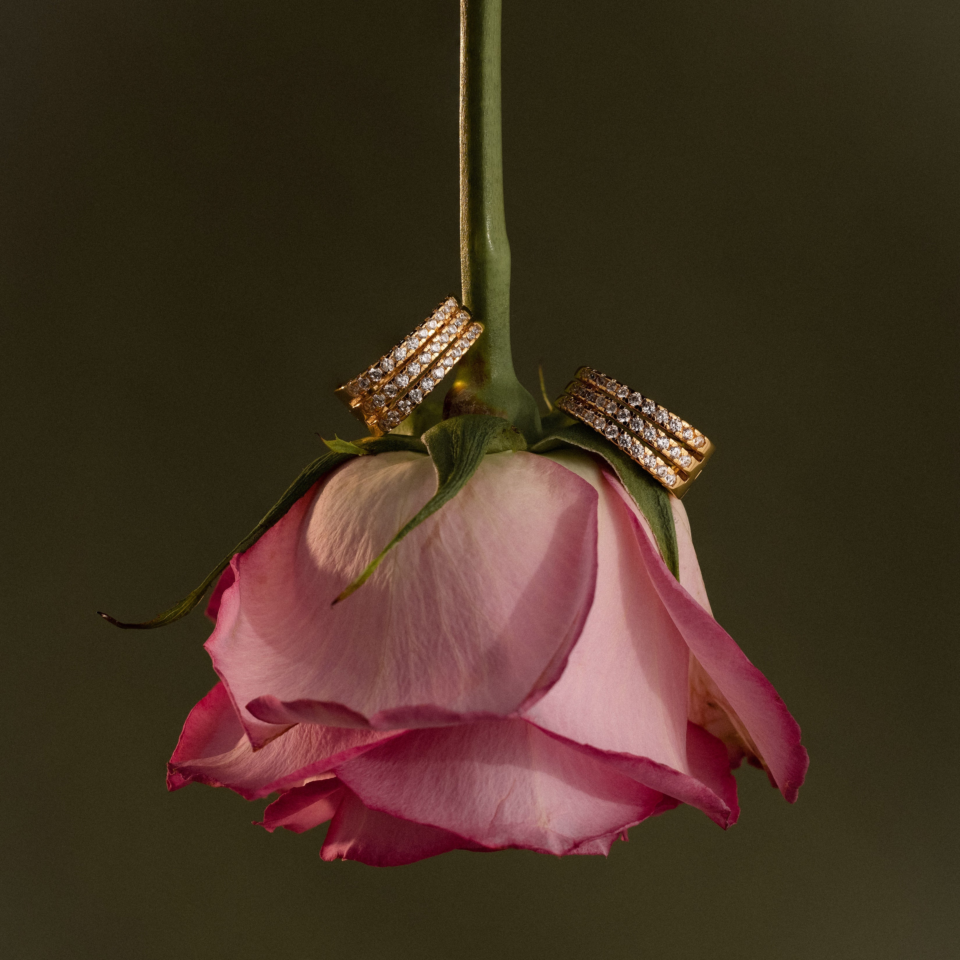 Pave Trio Hoops - Image 8