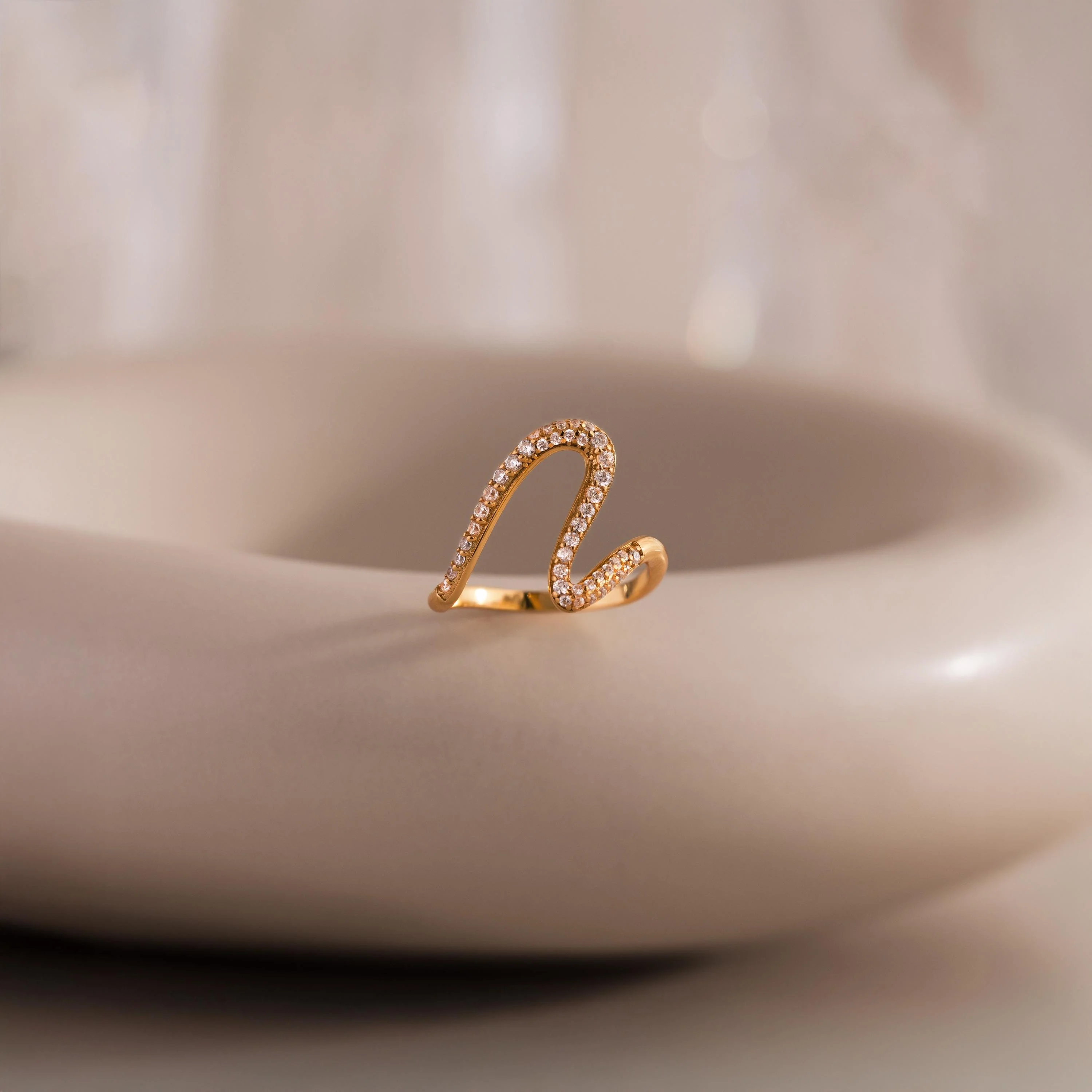 Pave Wave Ring - Image 5