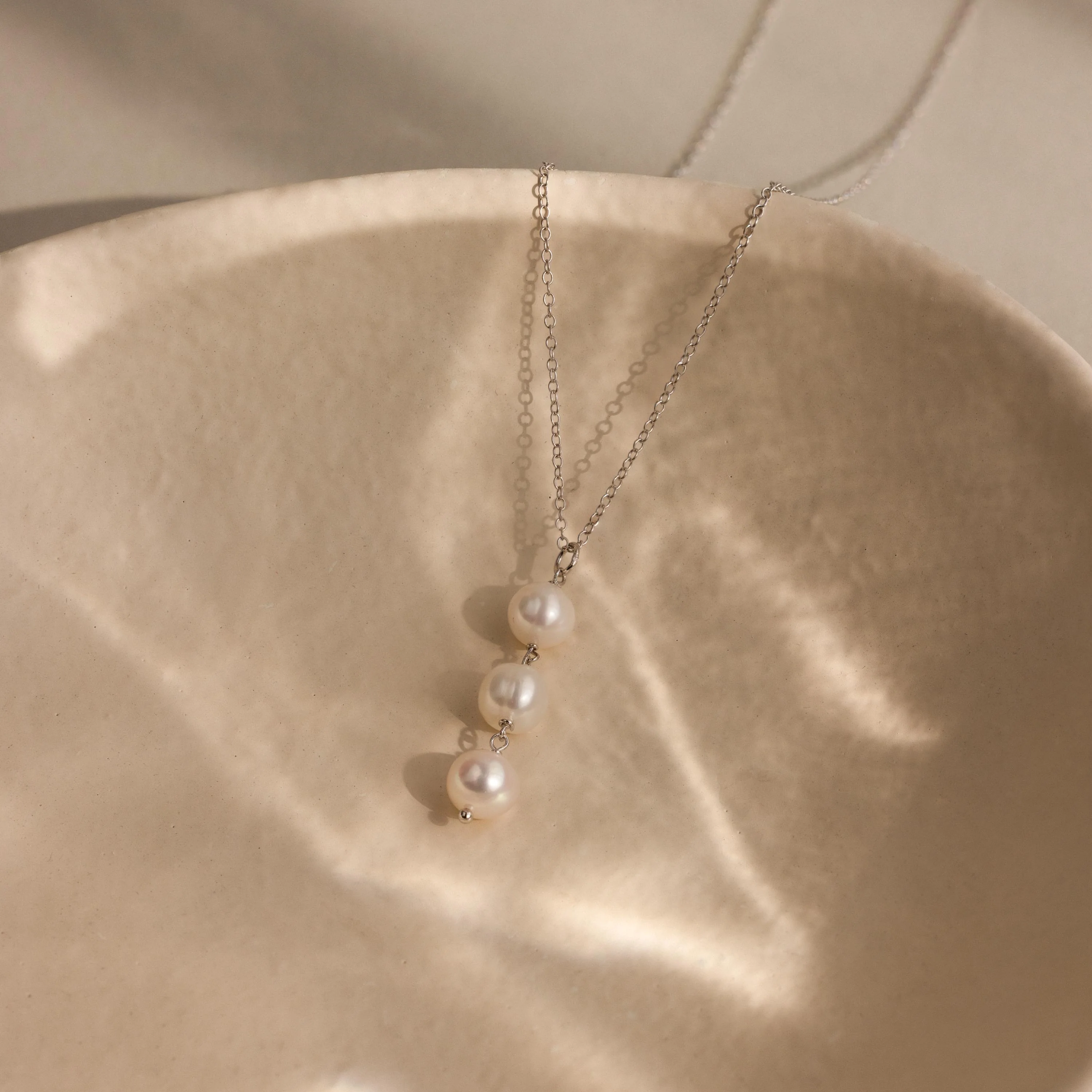 Pearl Cascade Necklace - Image 6