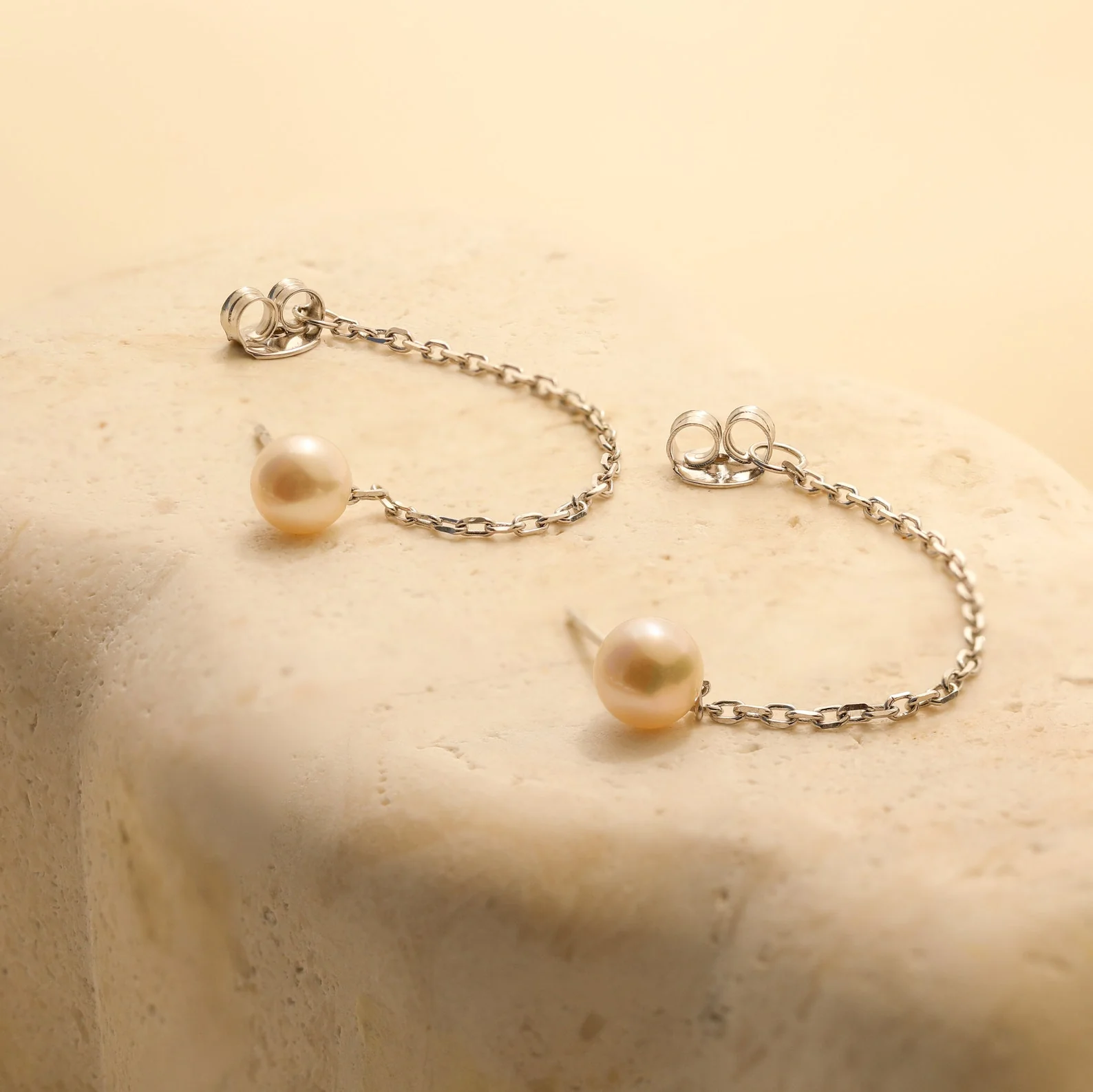 Pearl Chain Studs - Image 7