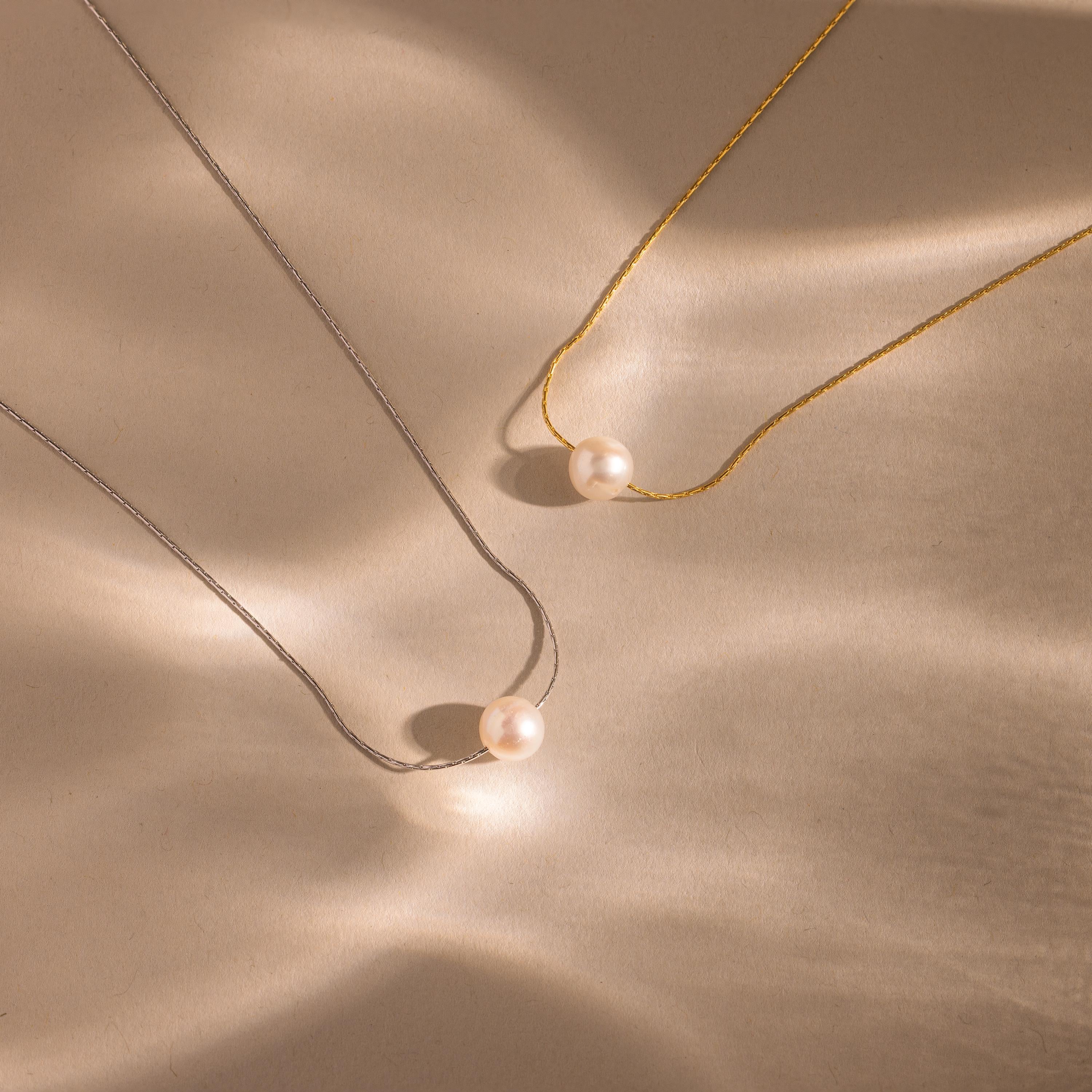 Pearl Dot Necklace - Image 3