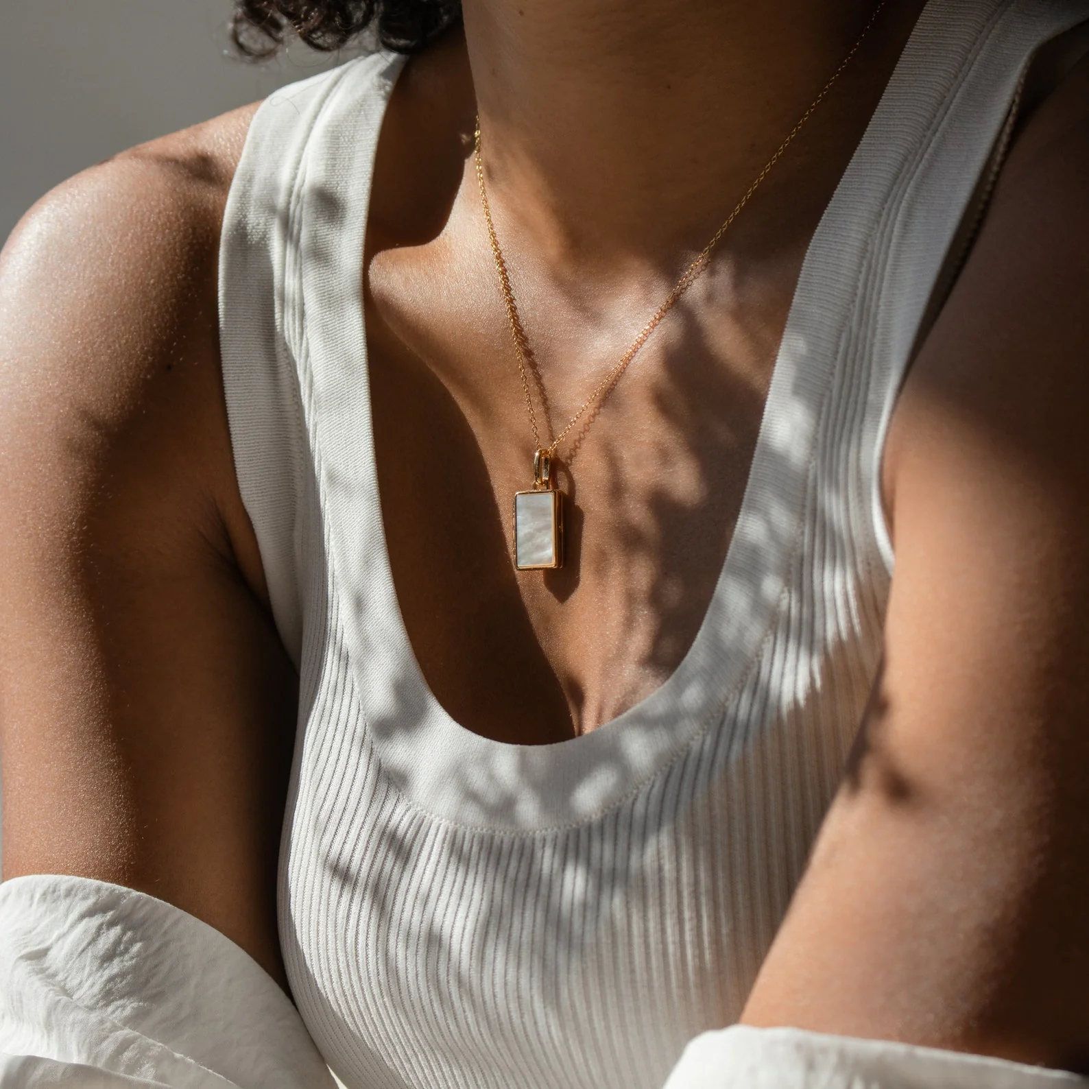 Pearl Locket Necklace - Image 5