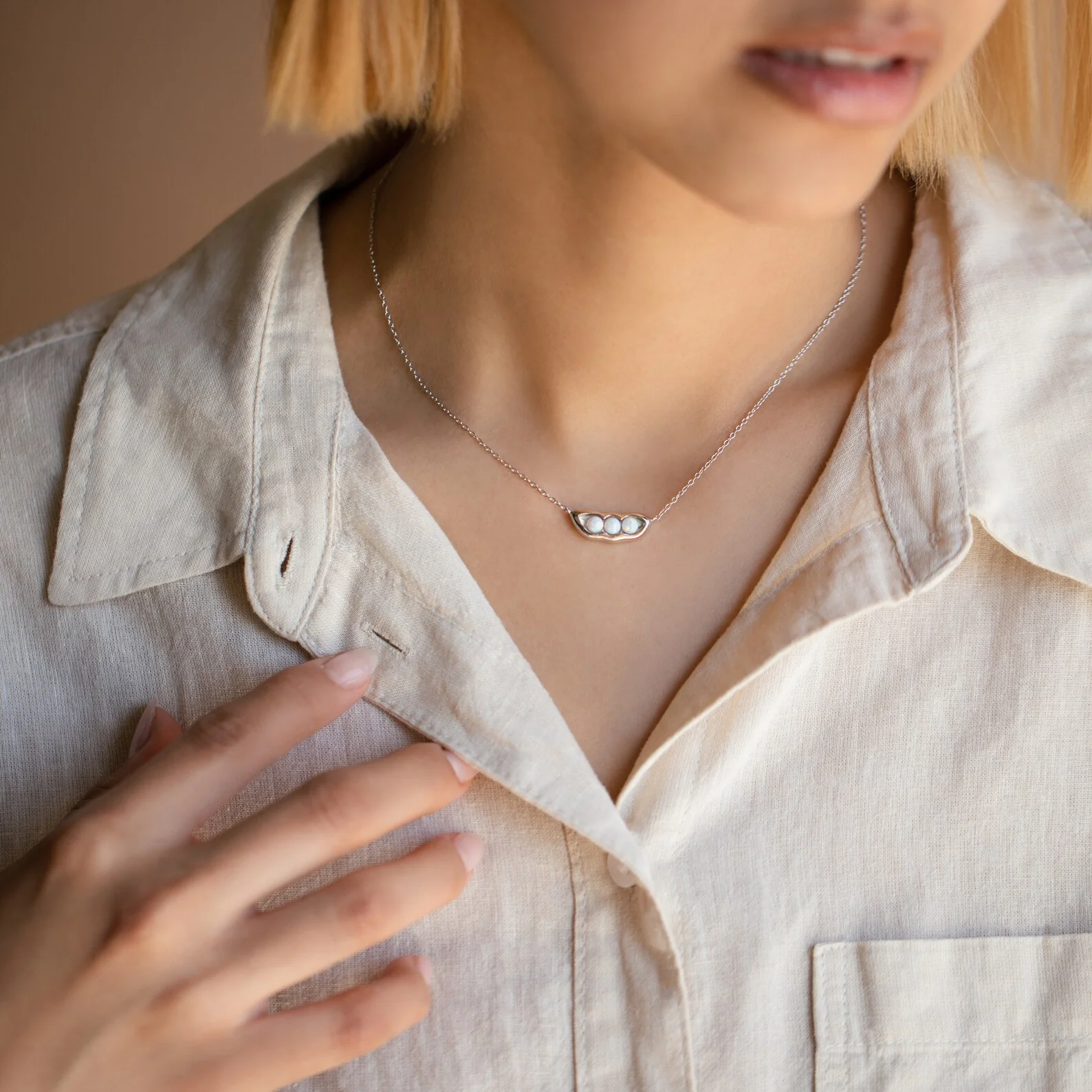 Peas in a Pod Necklace - Image 4