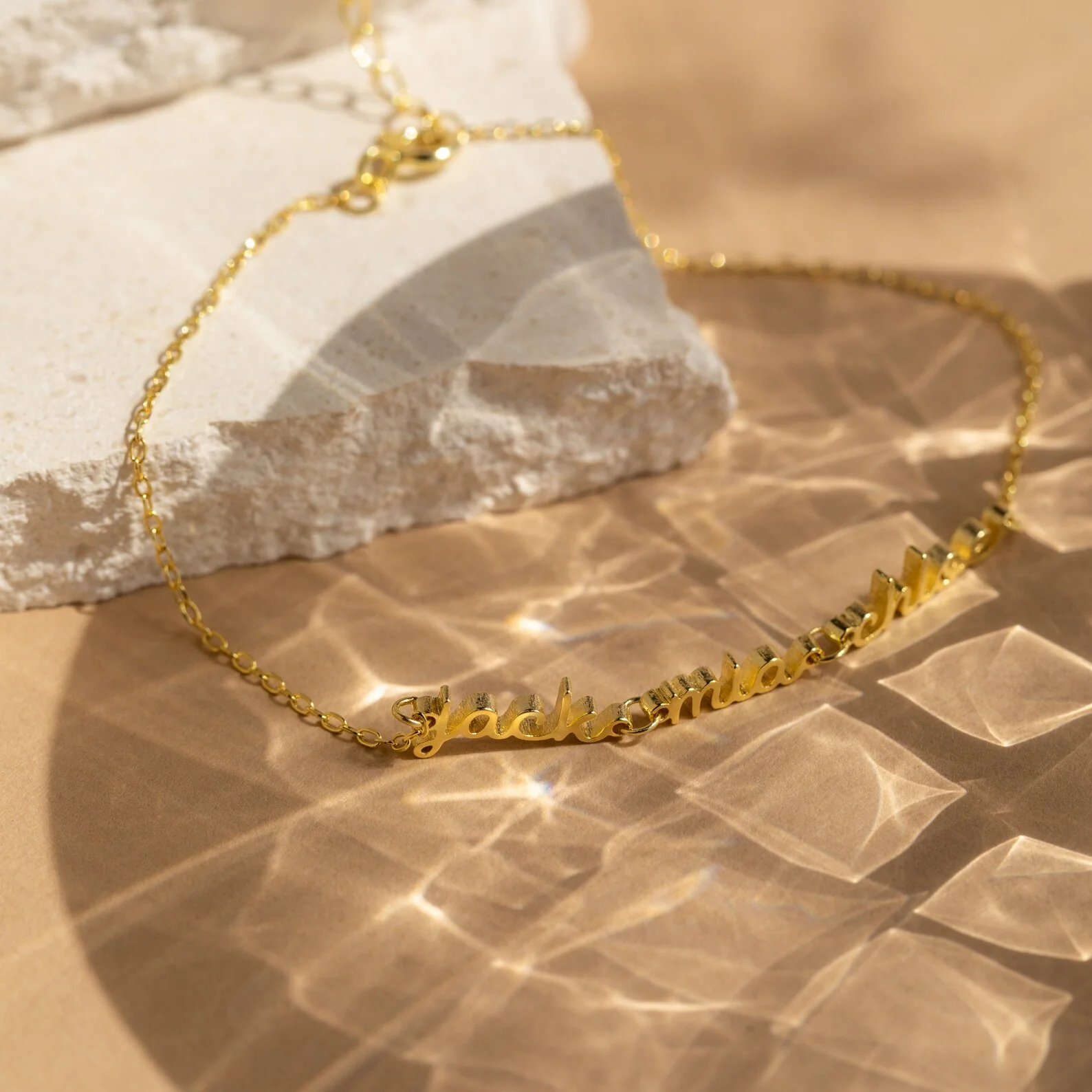Petite Tiny Multiple Name Bracelet - Image 7