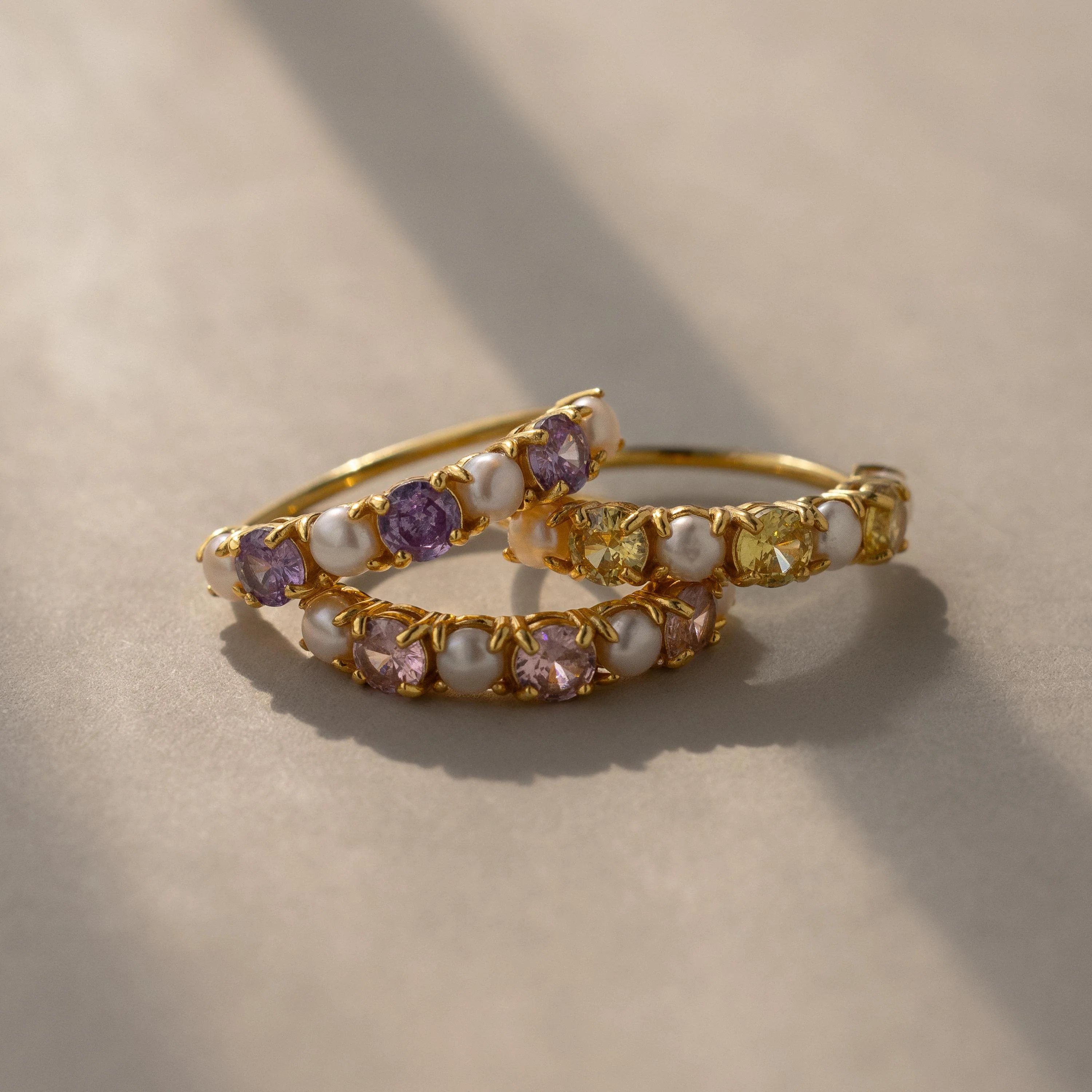 Pink Ruby & Pearl Lace Ring - Image 6