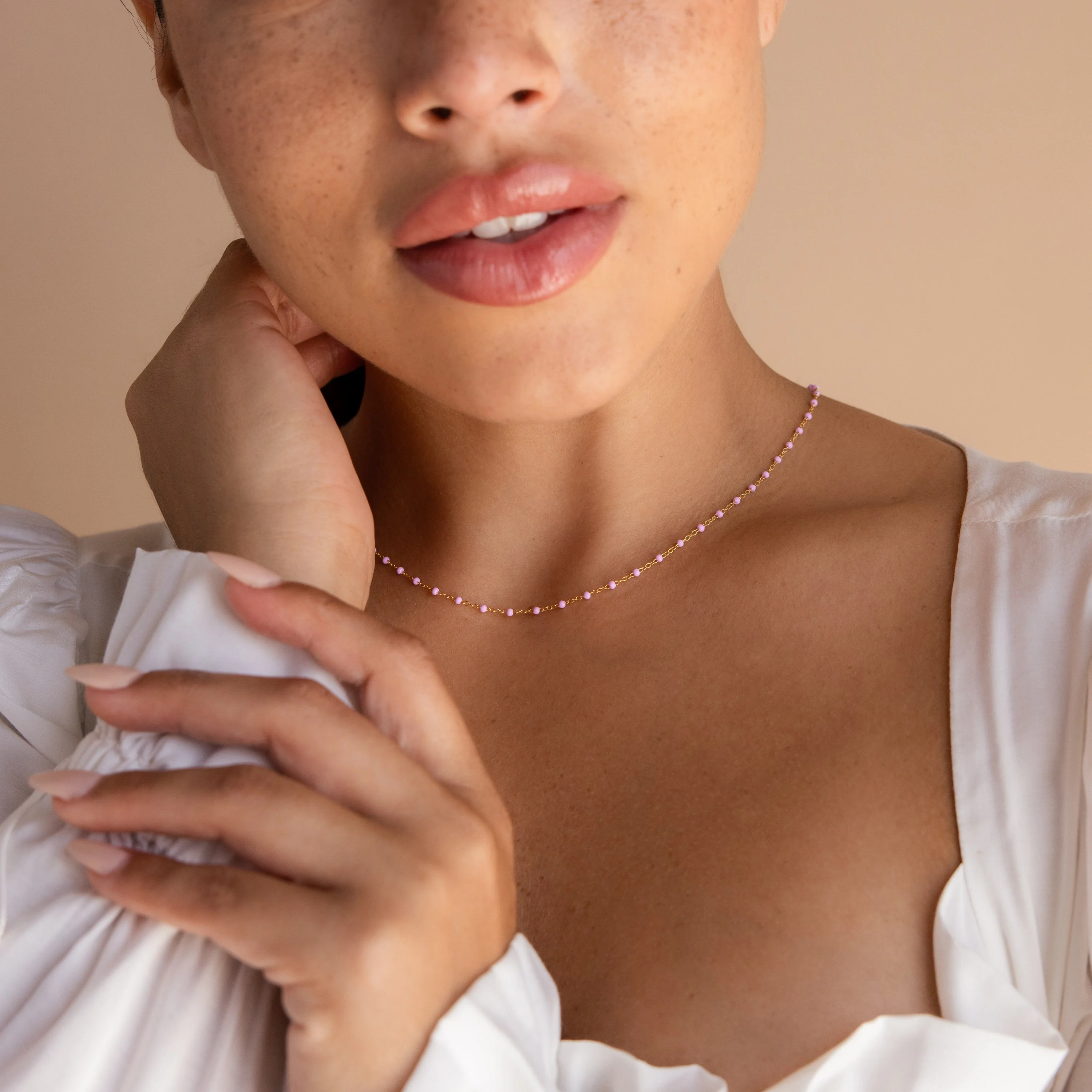 Pink Station Necklace - Image 8