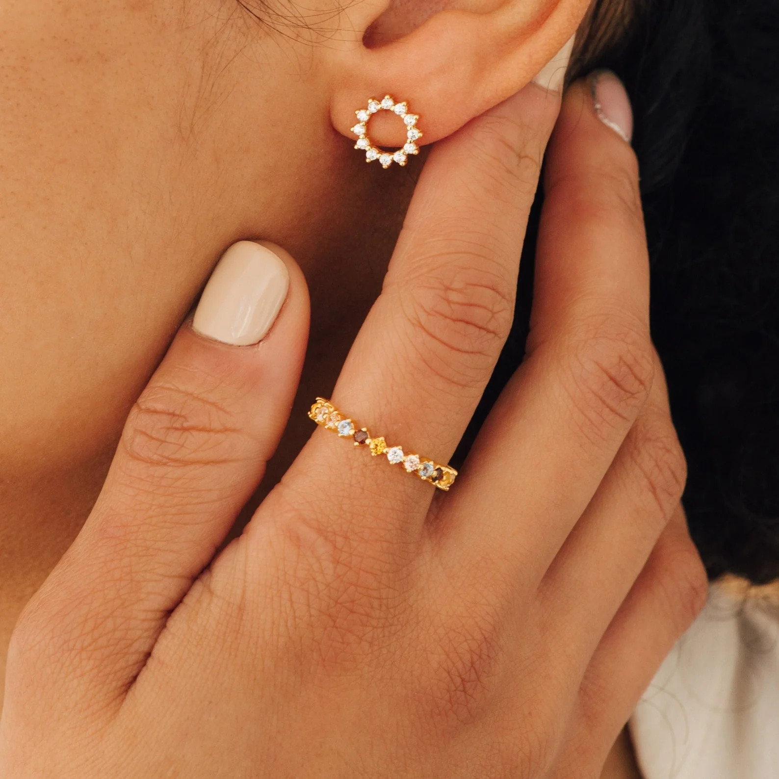 Rainbow Crystal Ring - Image 4