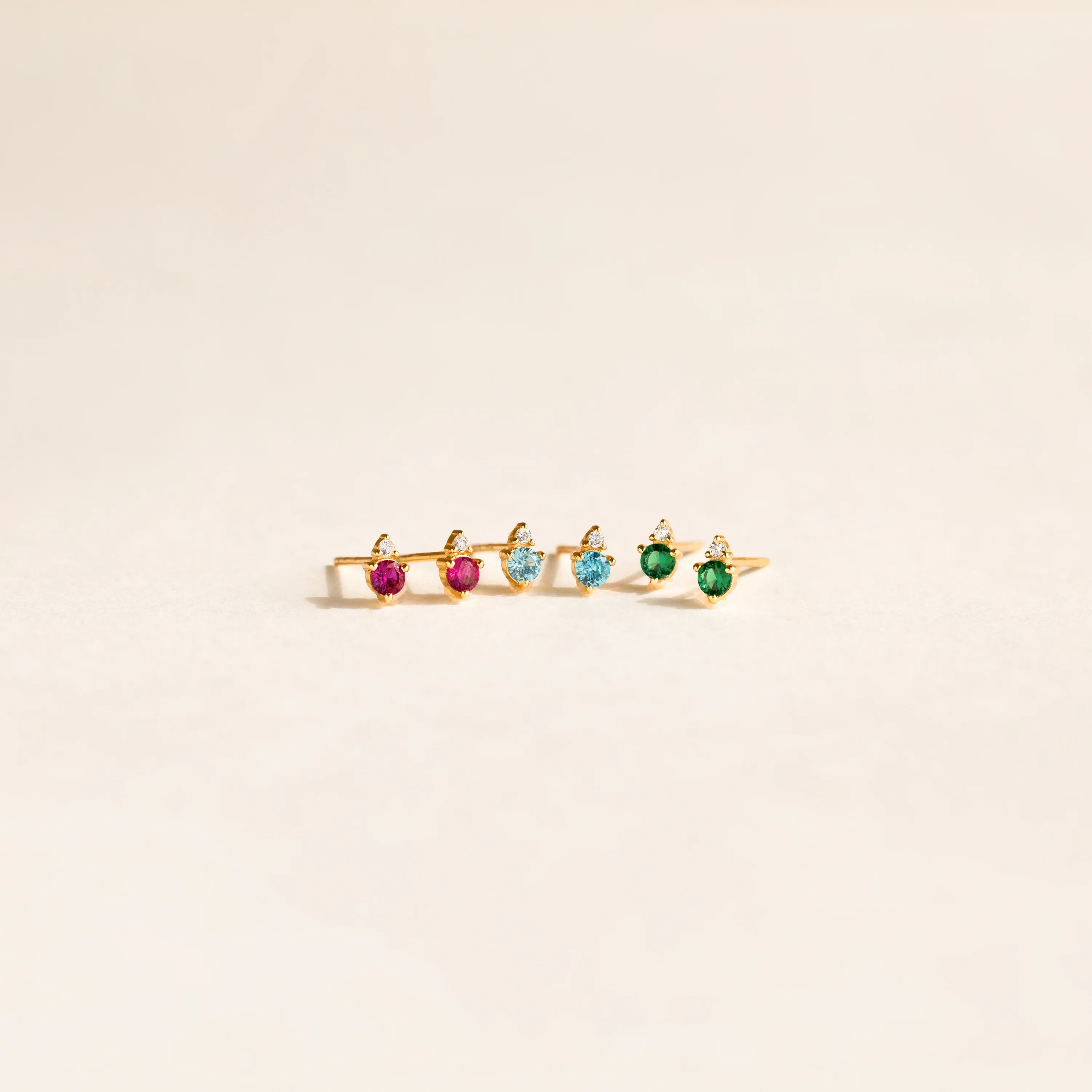 Raindrop Birthstone Studs - Image 9