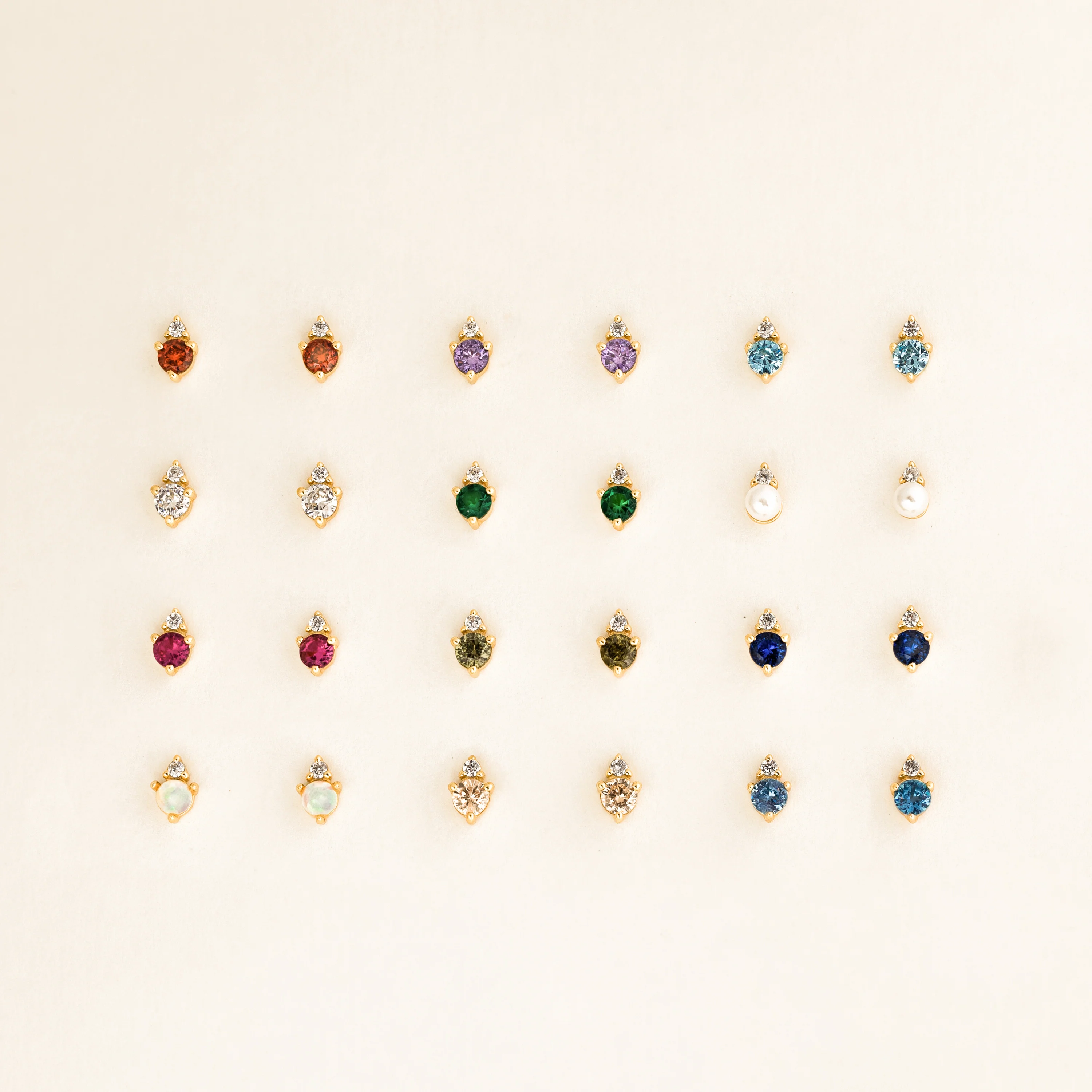 Raindrop Blue Zircon Studs - Image 6