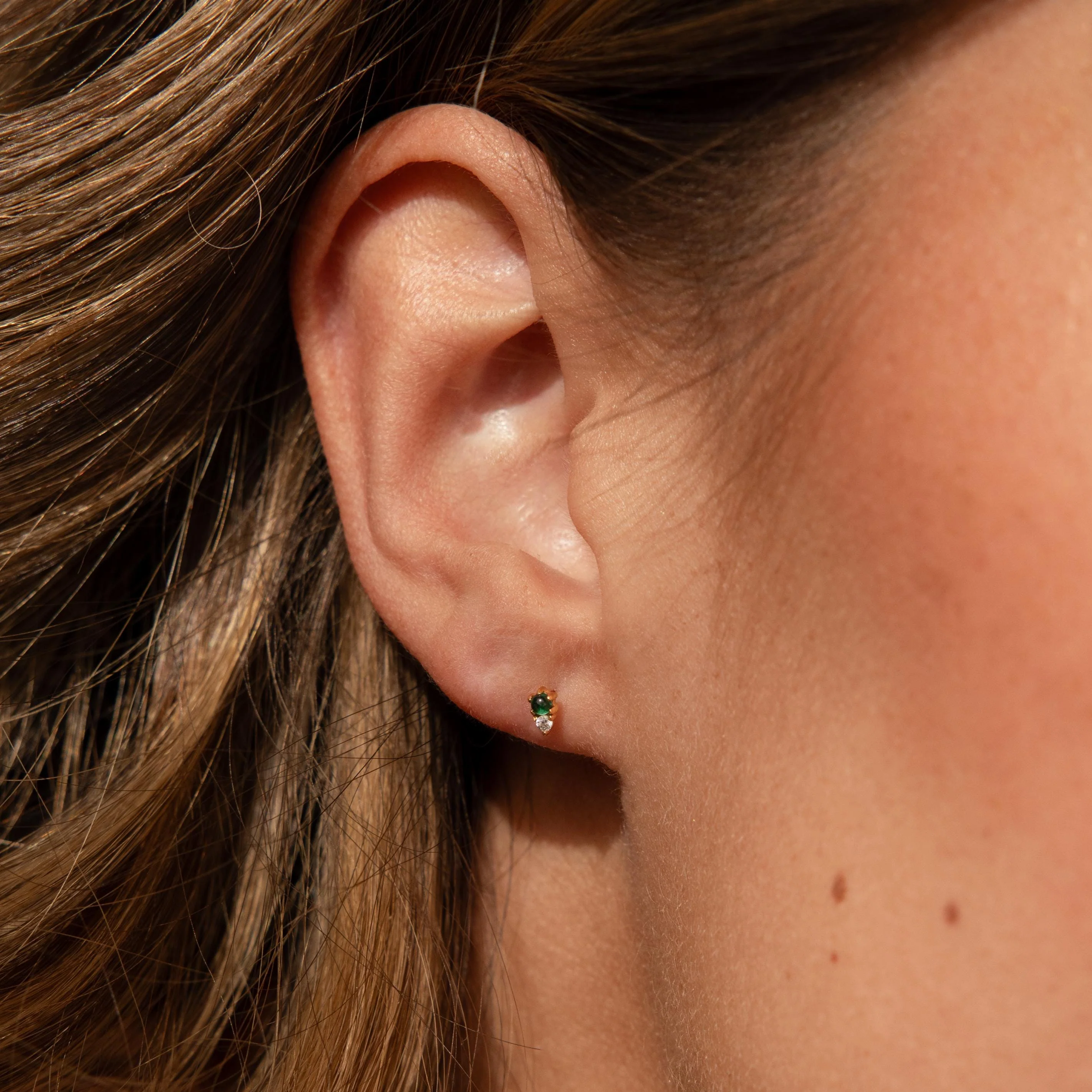 Raindrop Jade Studs - Image 2