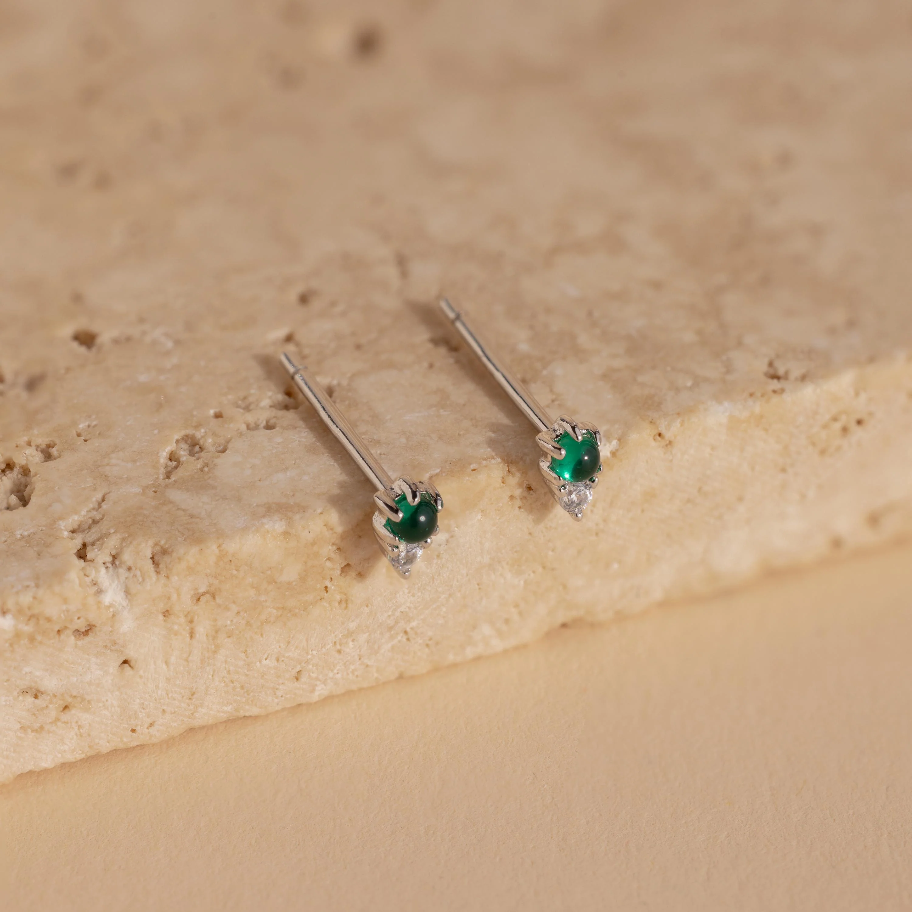 Raindrop Jade Studs - Image 5