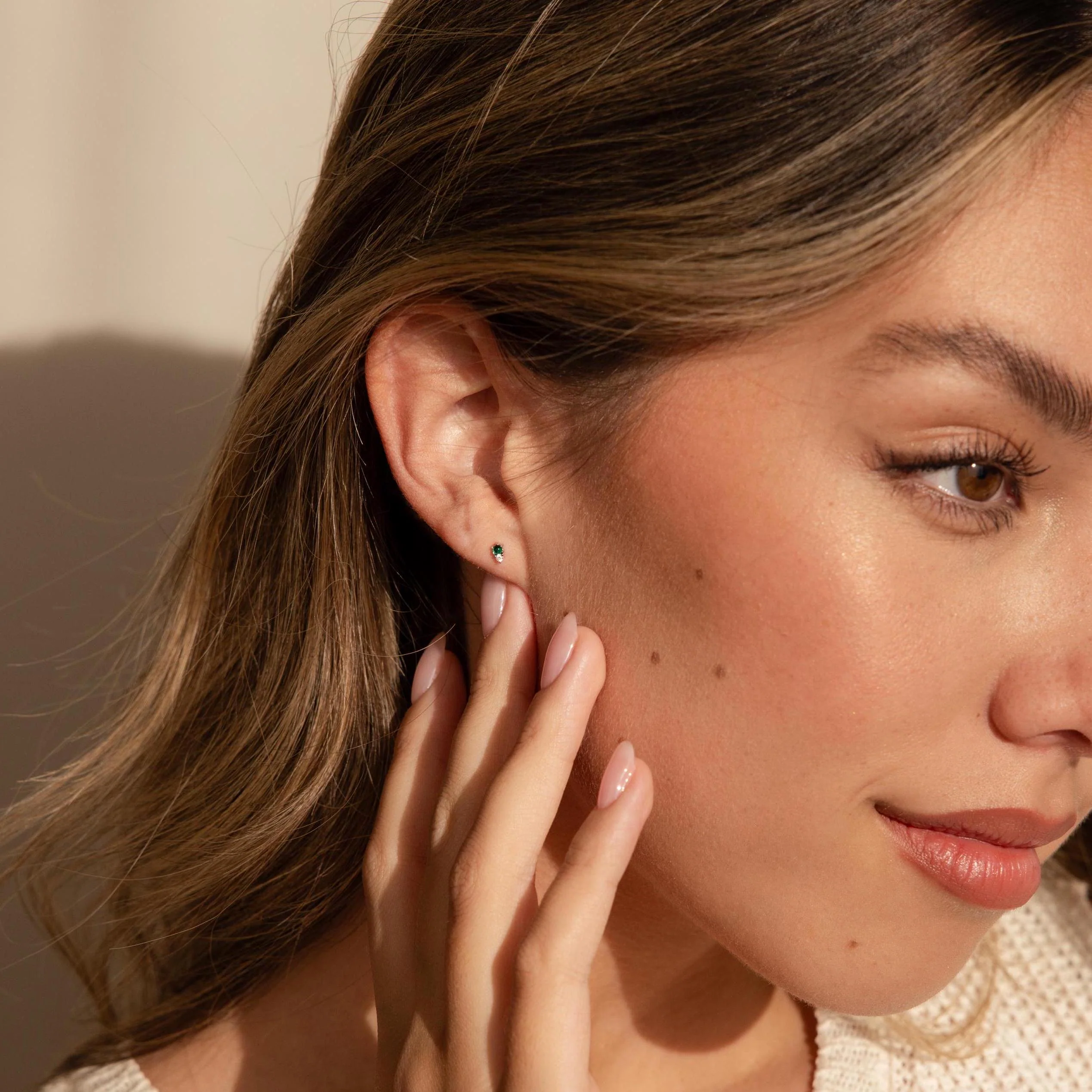 Raindrop Jade Studs - Image 8