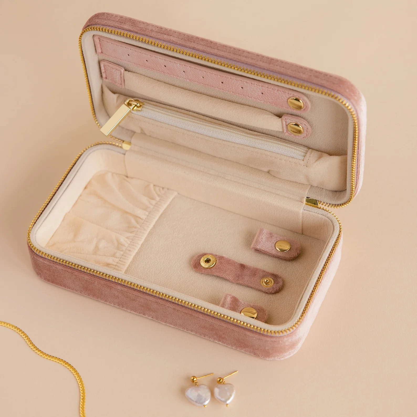 Rectangle Velvet Jewelry Case