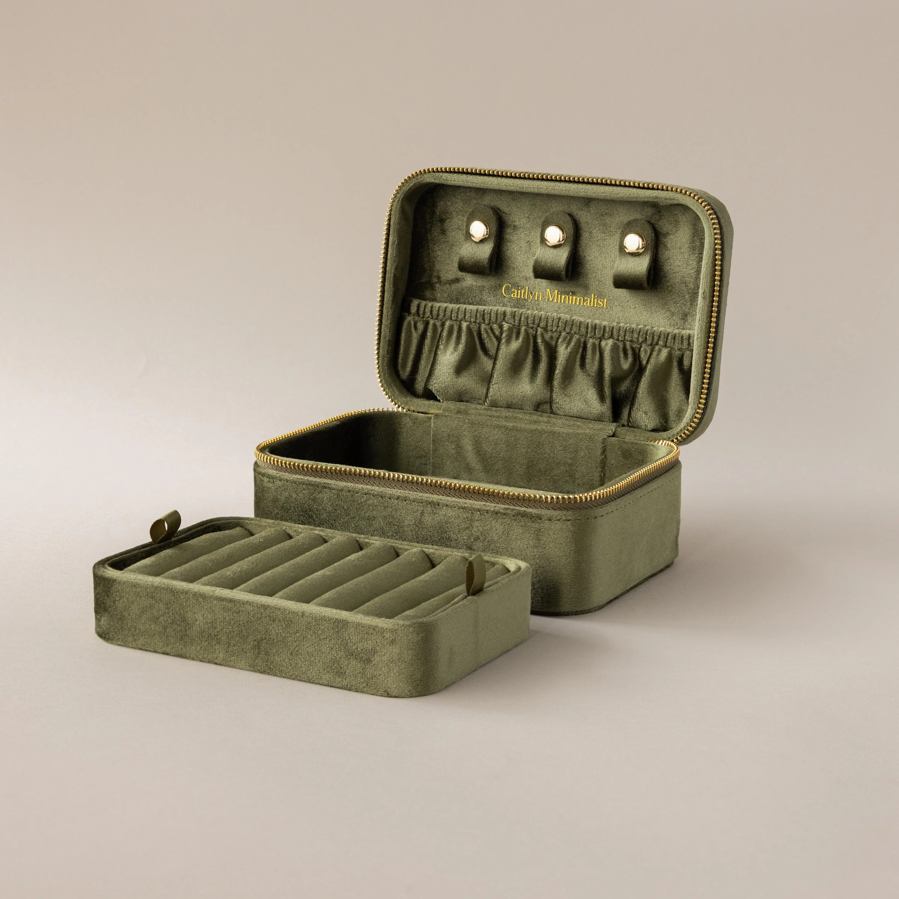 Rectangle Velvet Jewelry Box - Image 2
