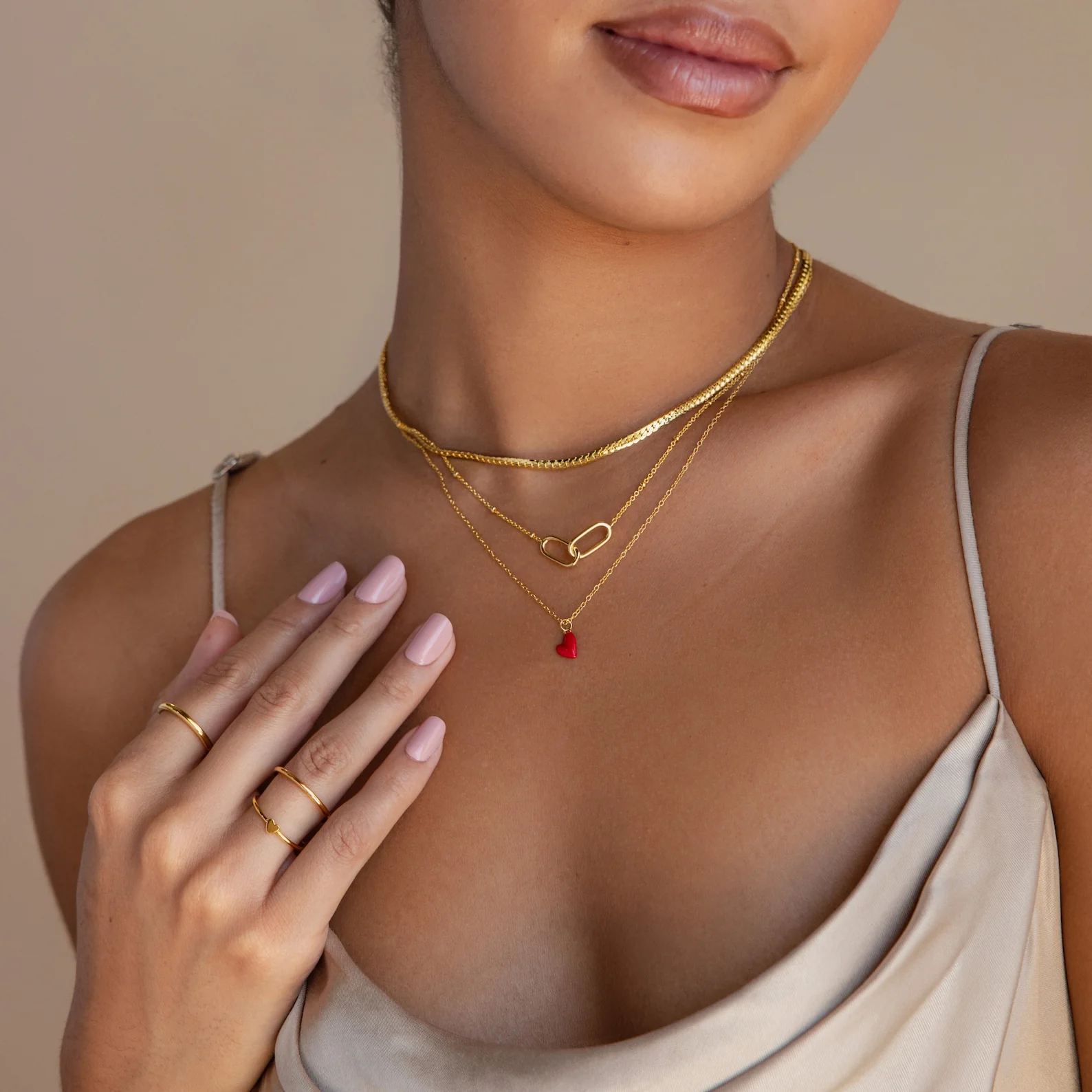 Little Red Heart Necklace - Image 6