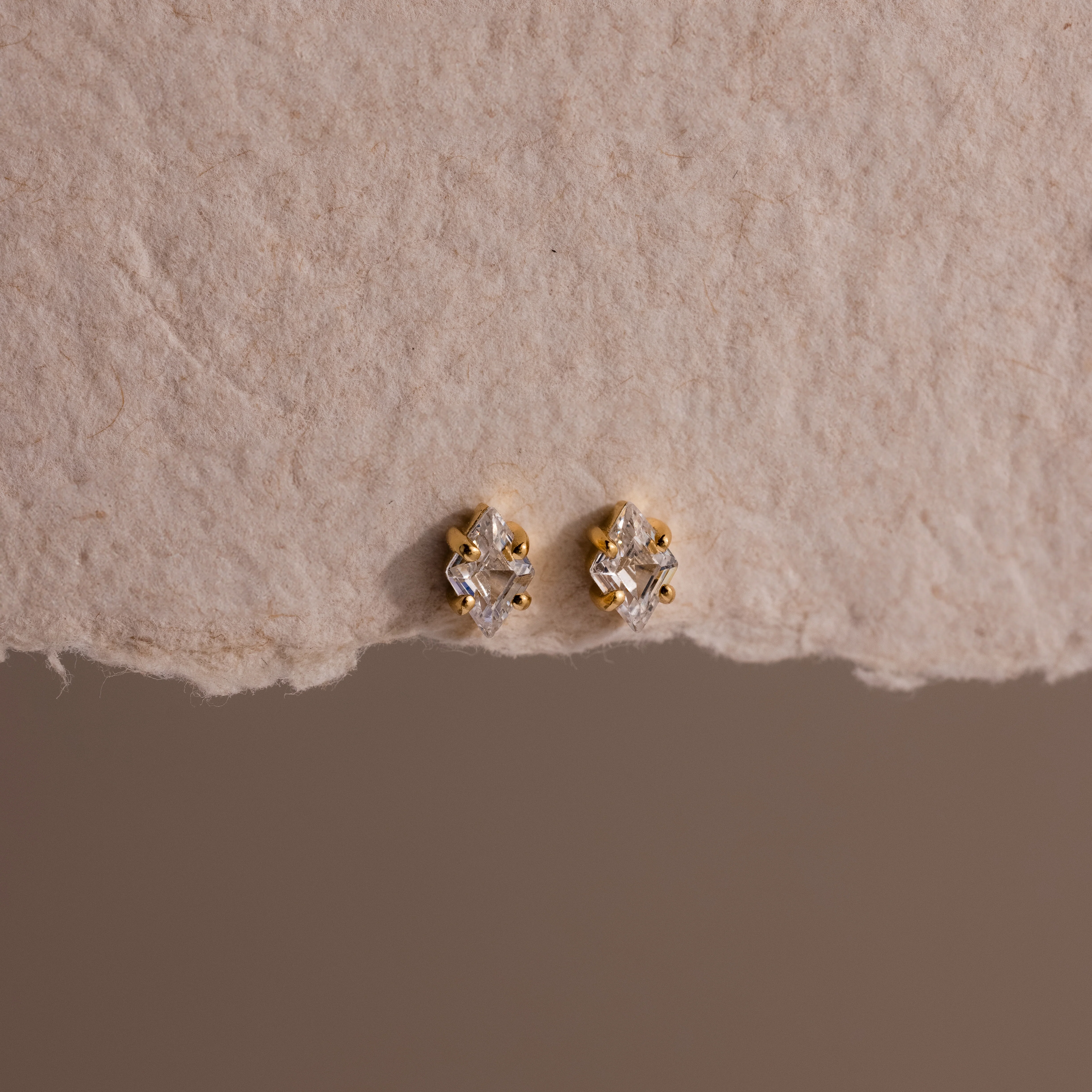 Rhombus Diamond Flatback Studs