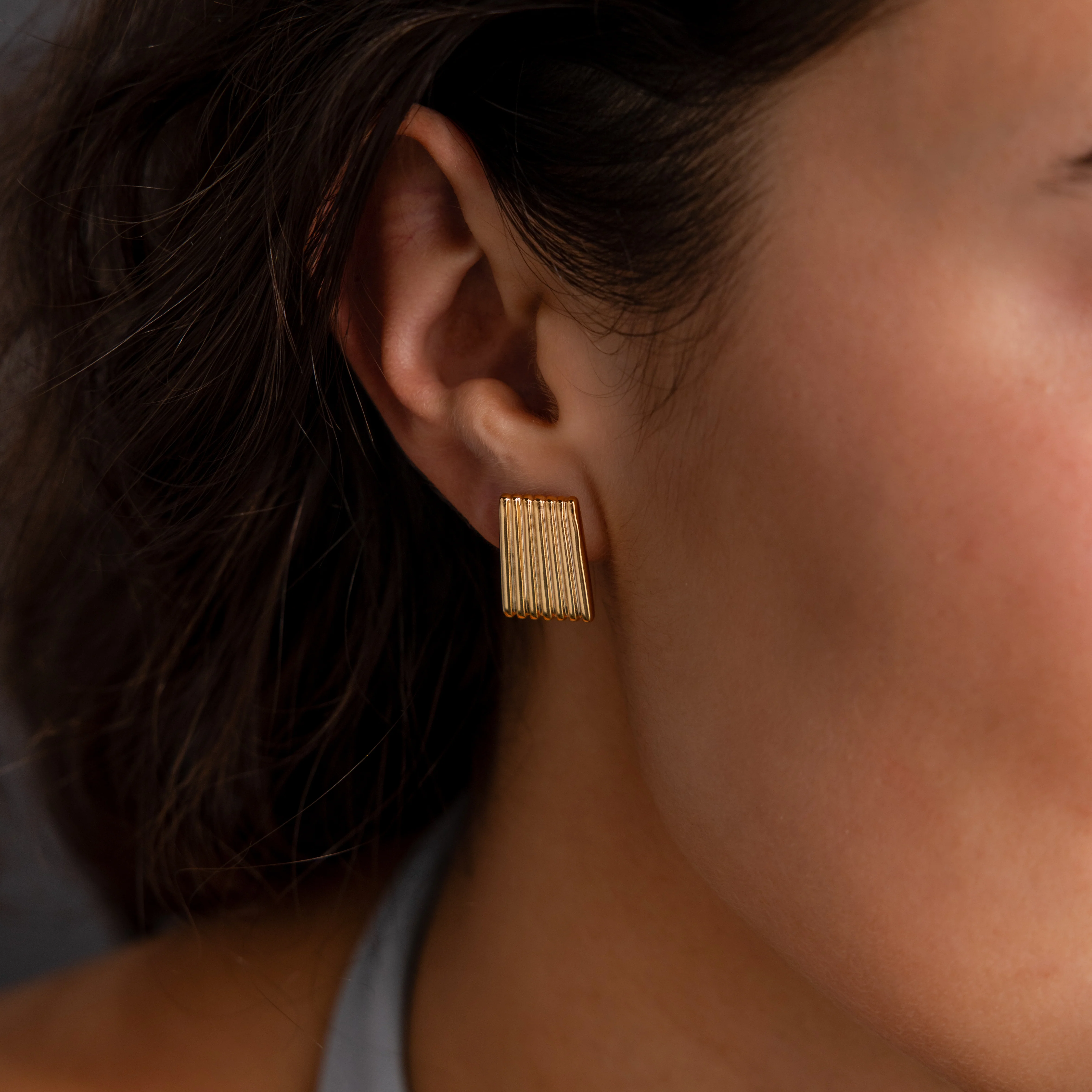 Ribbed Earrings - Image 2