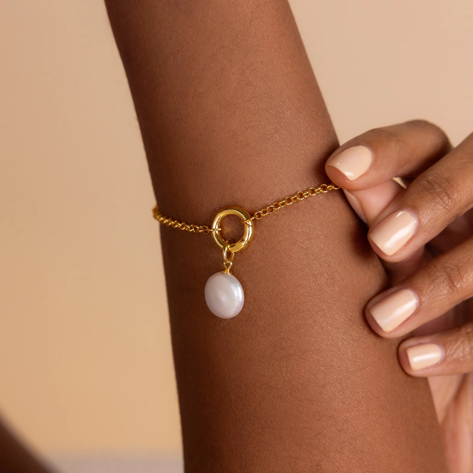 Round Pearl Charm - Image 2