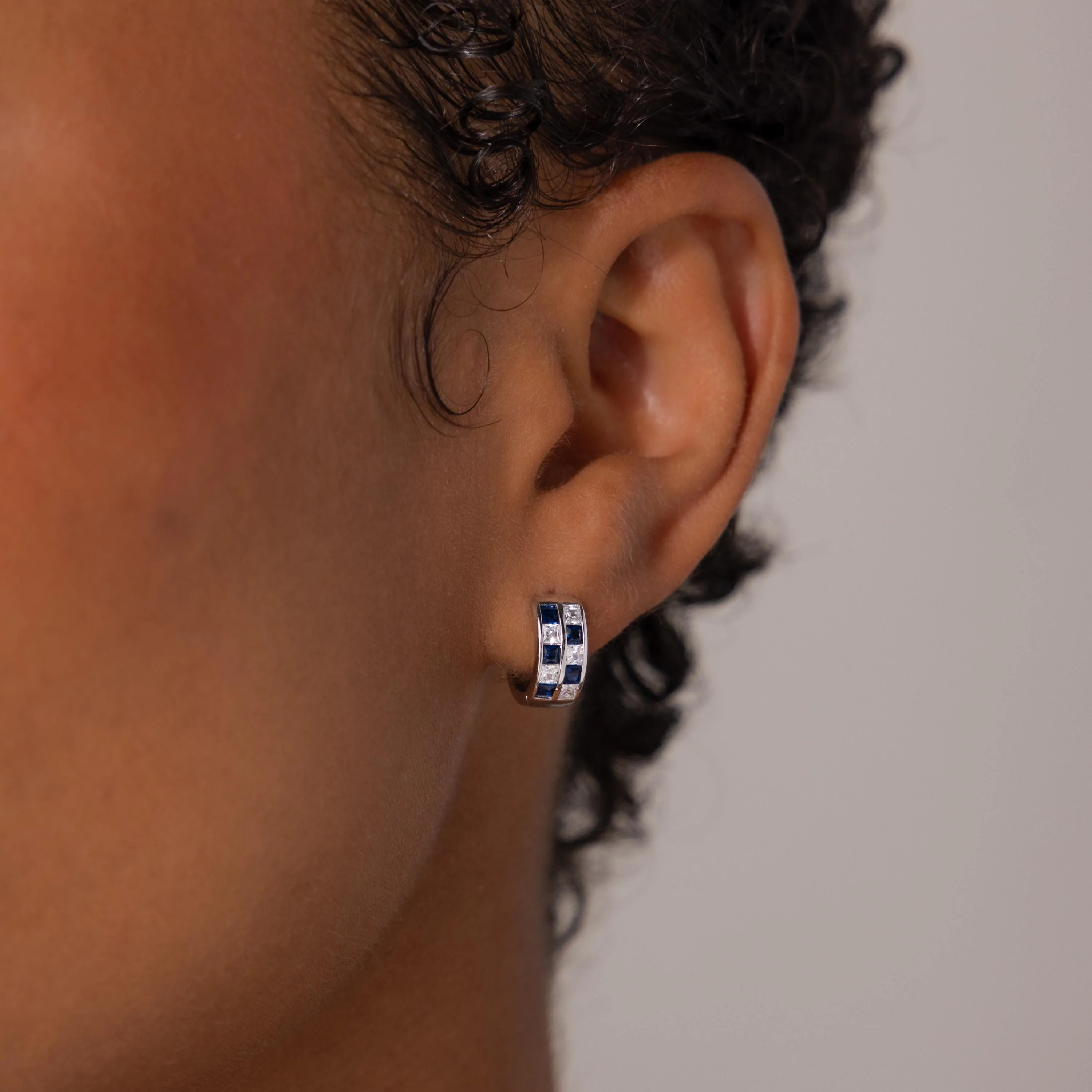 Royal Blue Checkered Huggies - Image 4