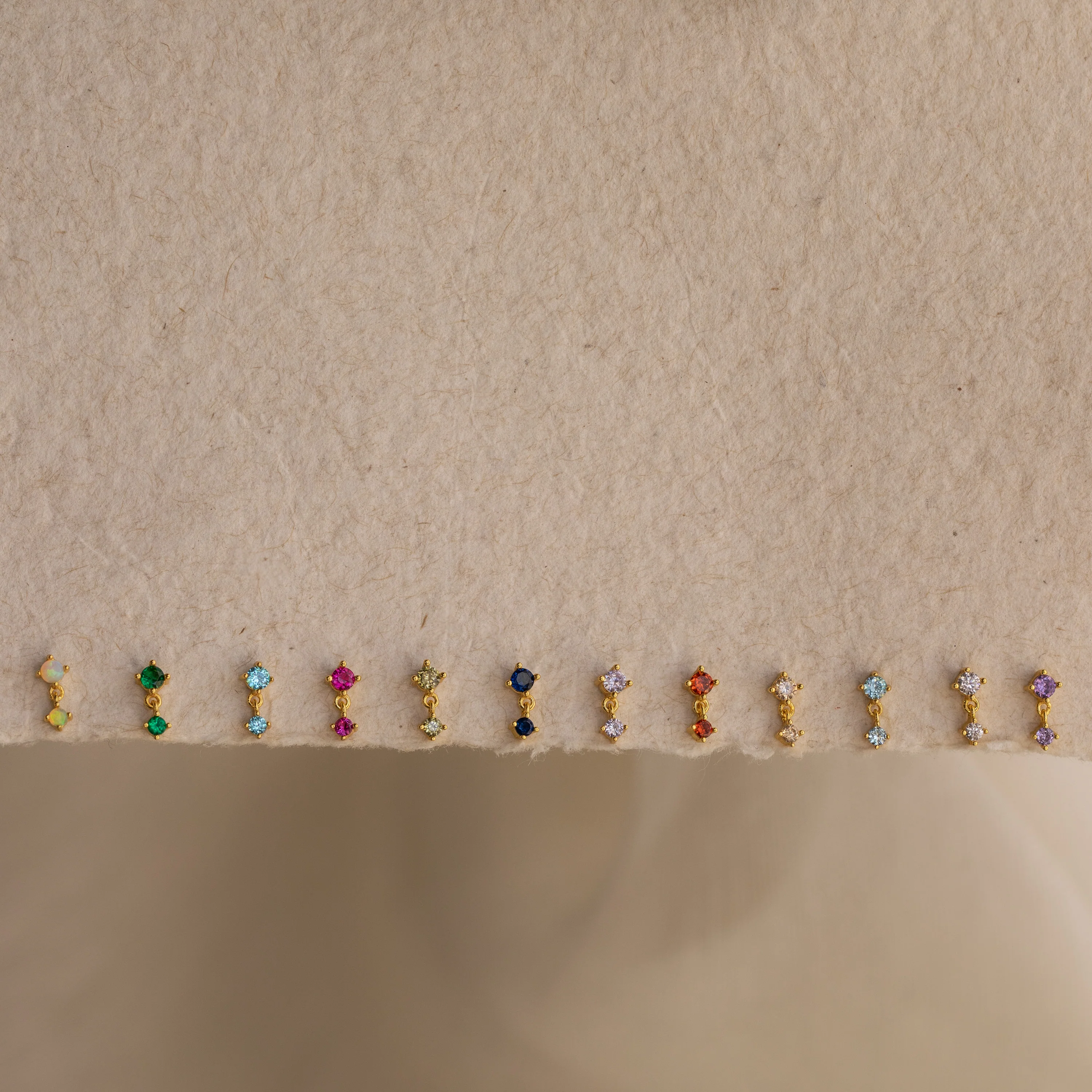 Ruby Drop Studs - Image 5