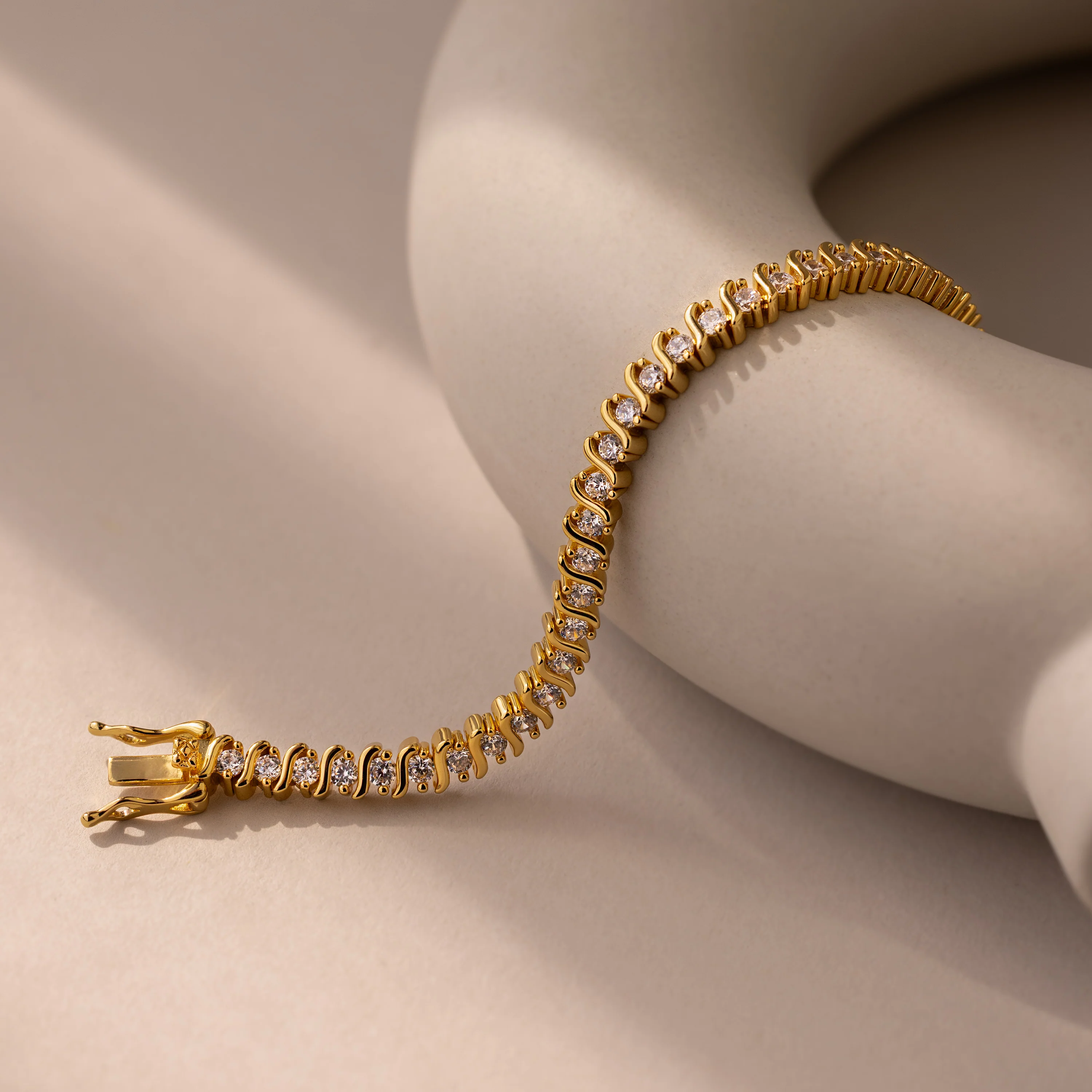 S-Link Diamond Tennis Bracelet - Image 8