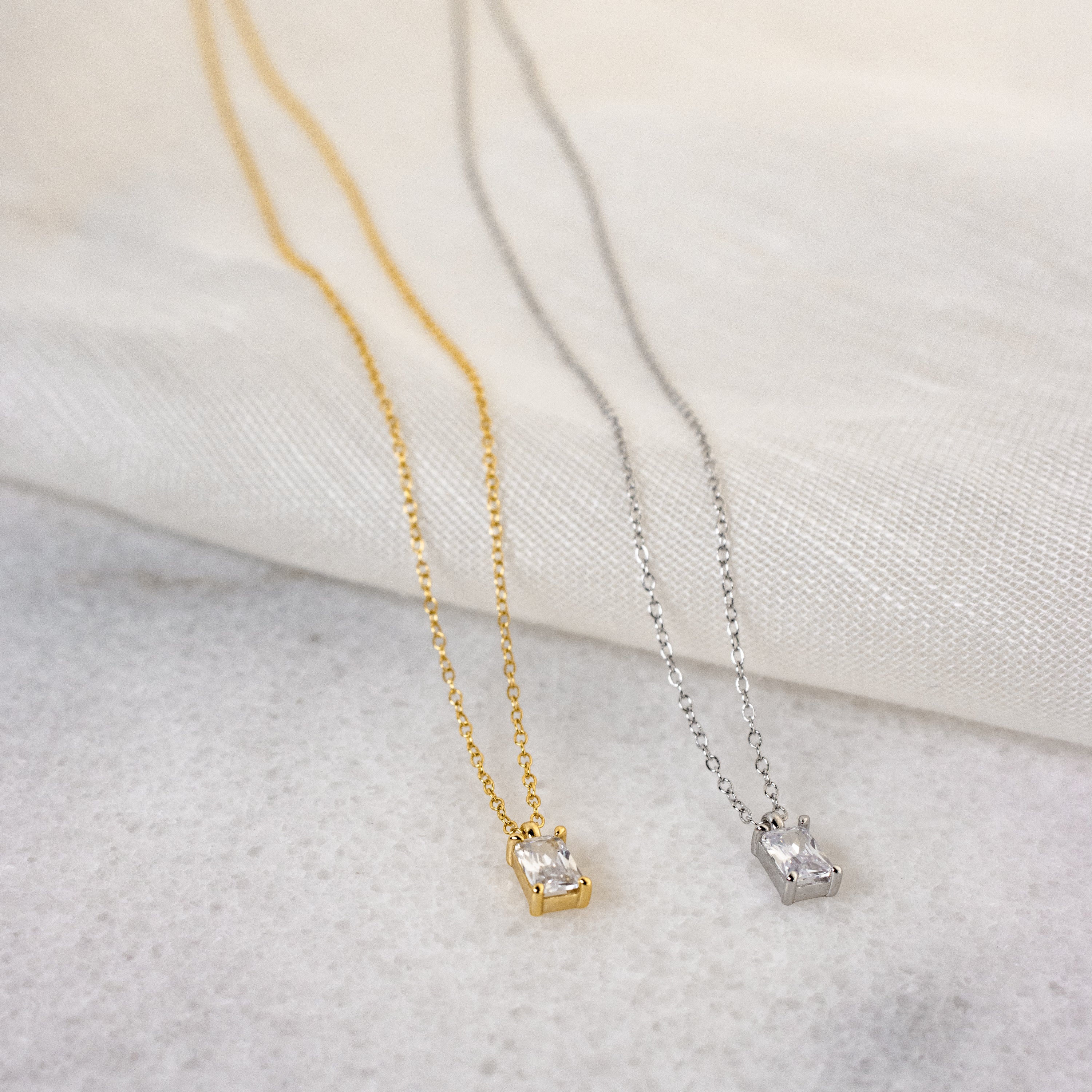 Sage Diamond Necklace - Image 5