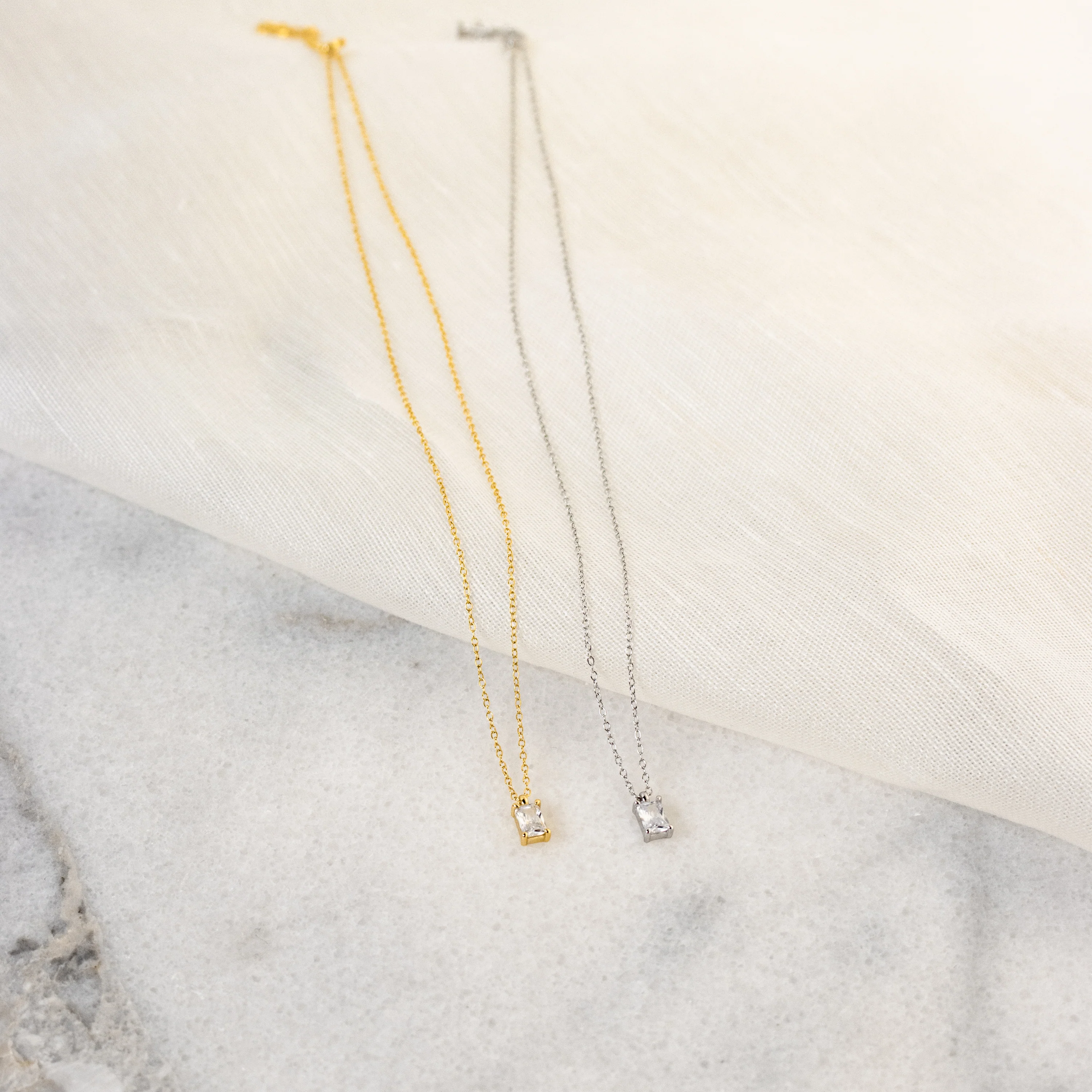 Sage Diamond Necklace - Image 9