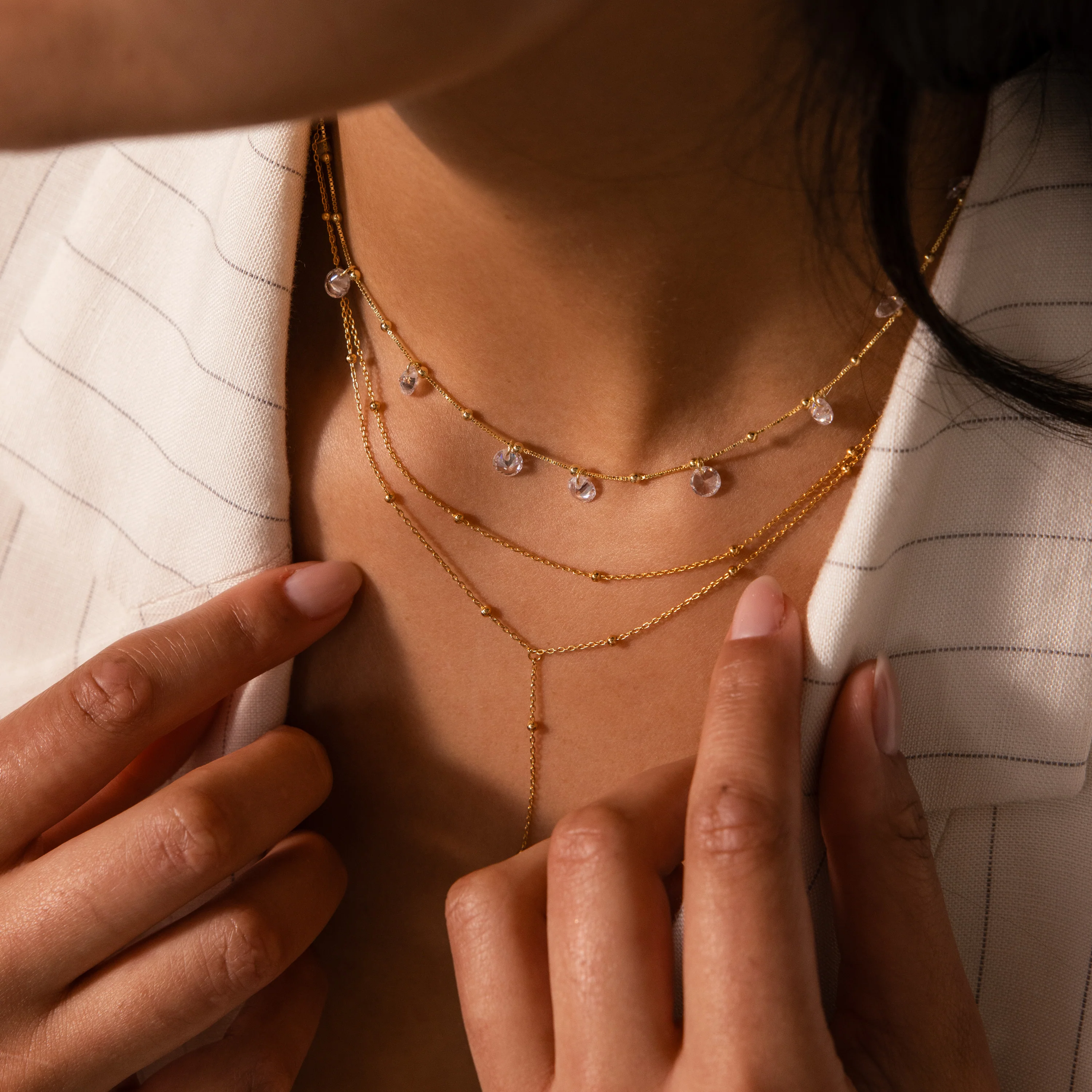 Satellite Diamond Necklace - Image 7