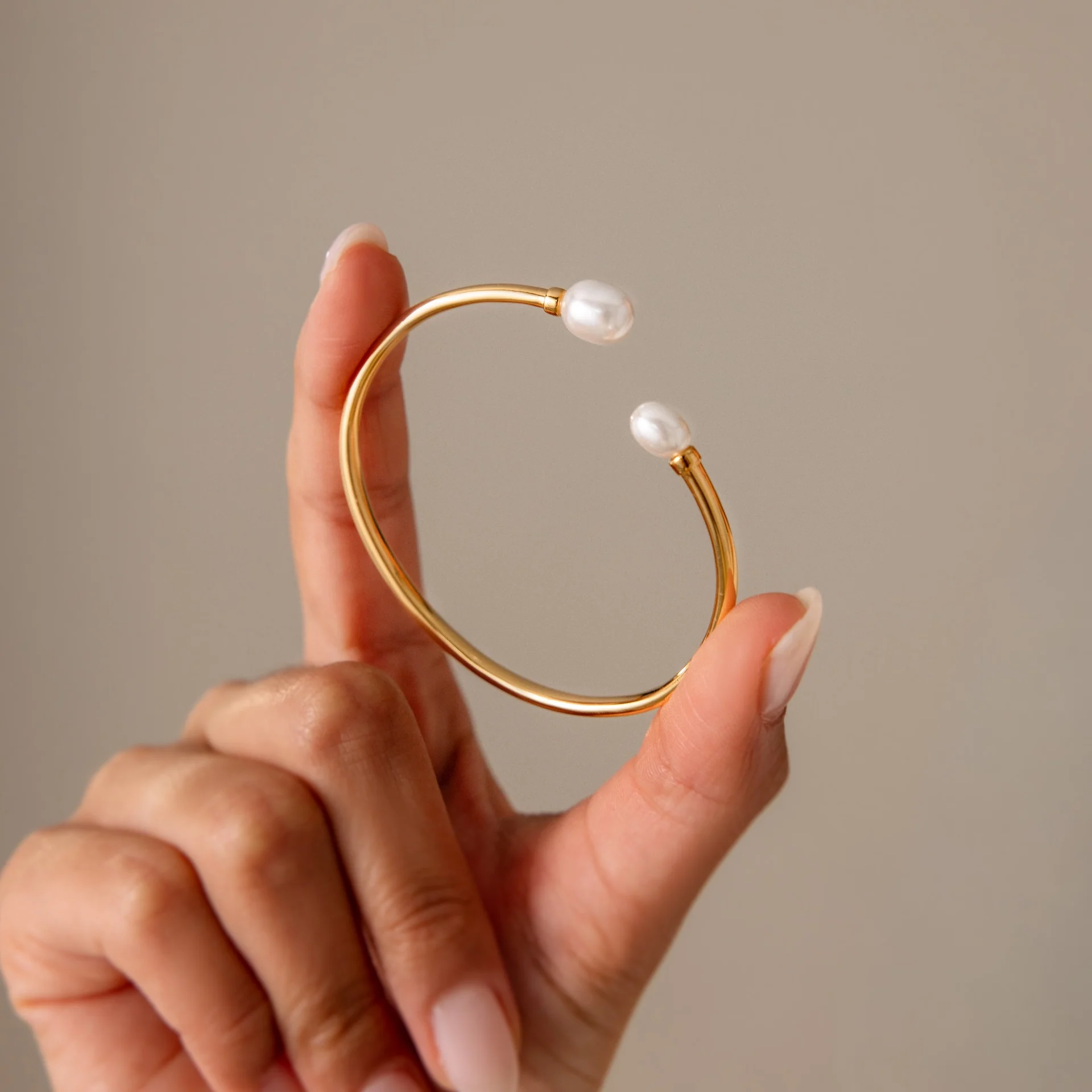 Serenity Pearl Cuff Bracelet - Image 7