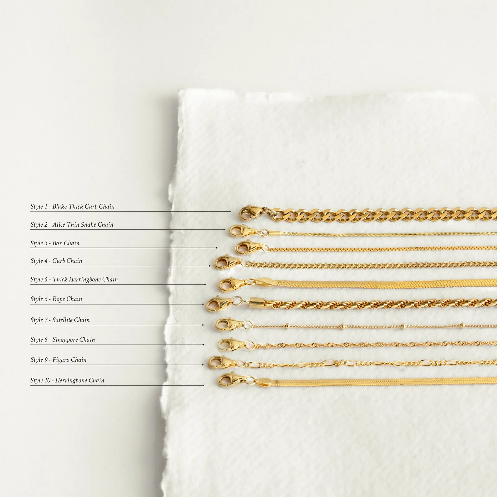 Herringbone Necklace - Image 7