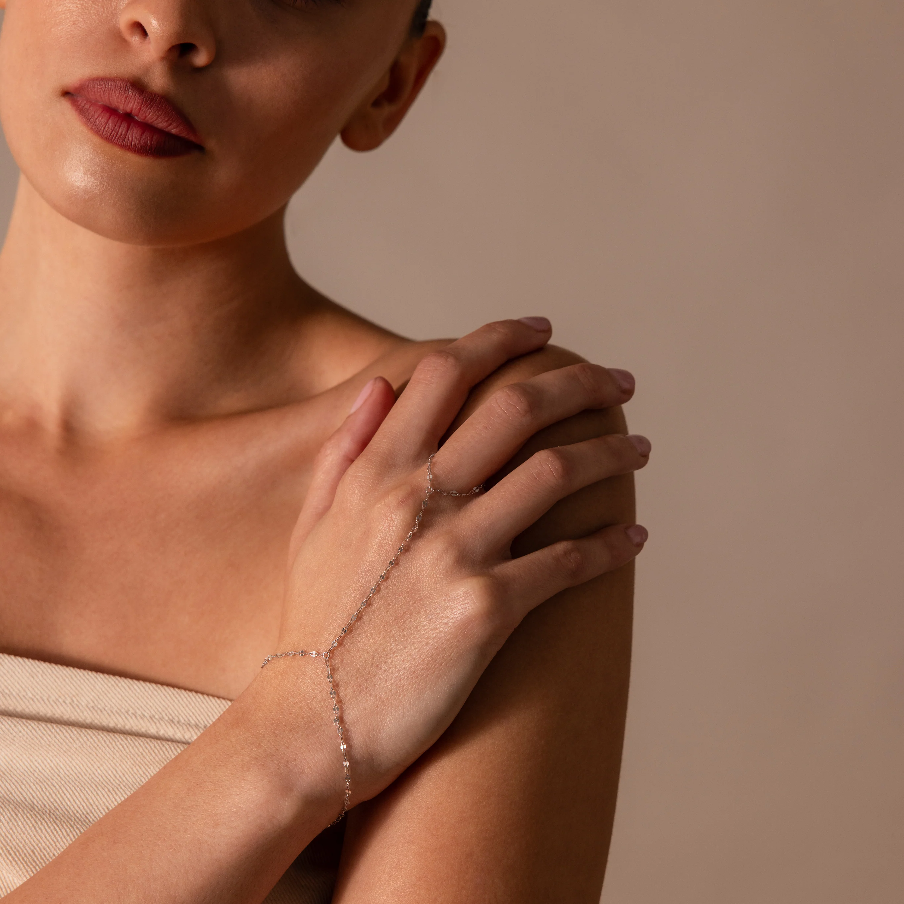 Sparkle Hand Chain Bracelet - Image 2