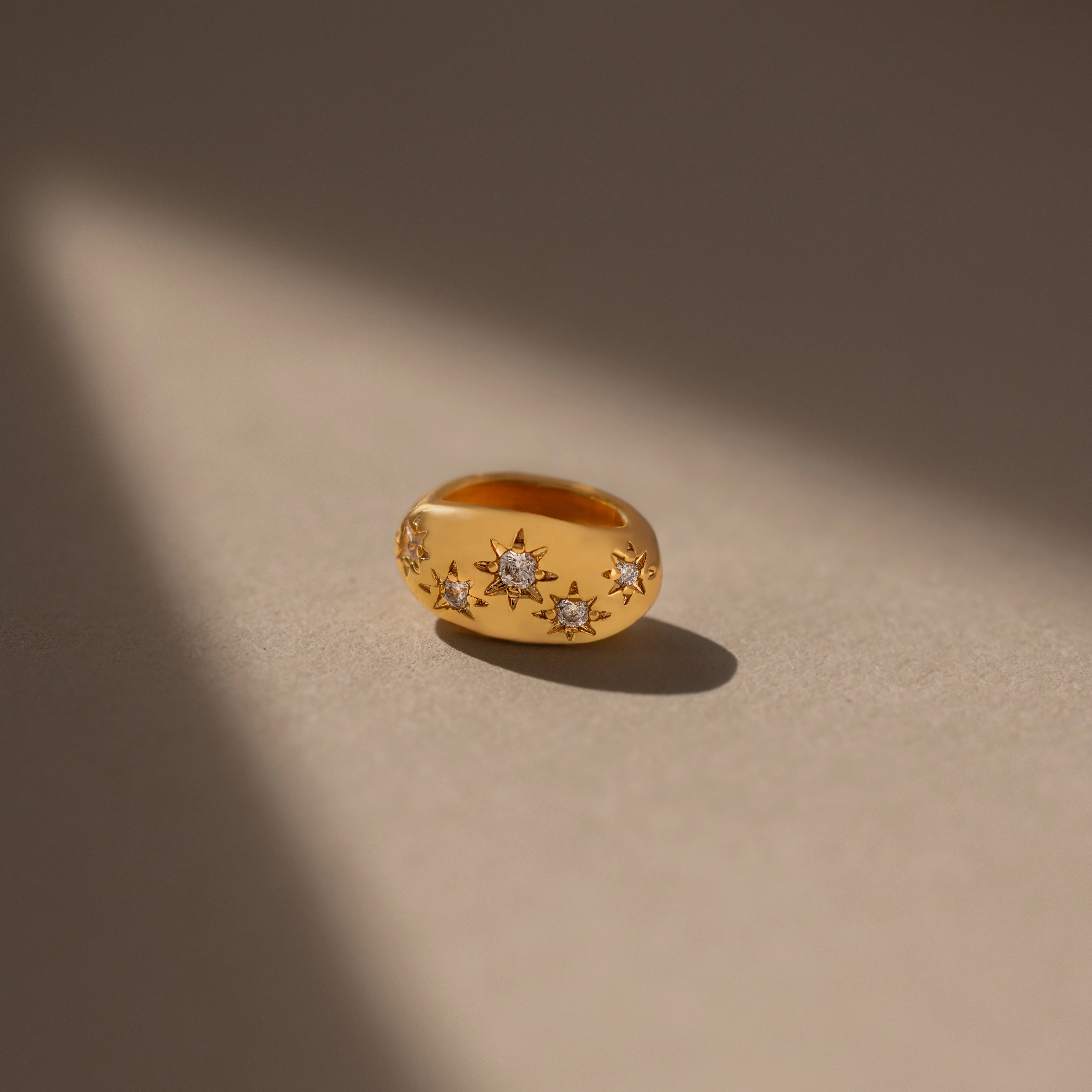 Sprinkle Diamond Dome Spacer Charm in 18K Gold - Image 5