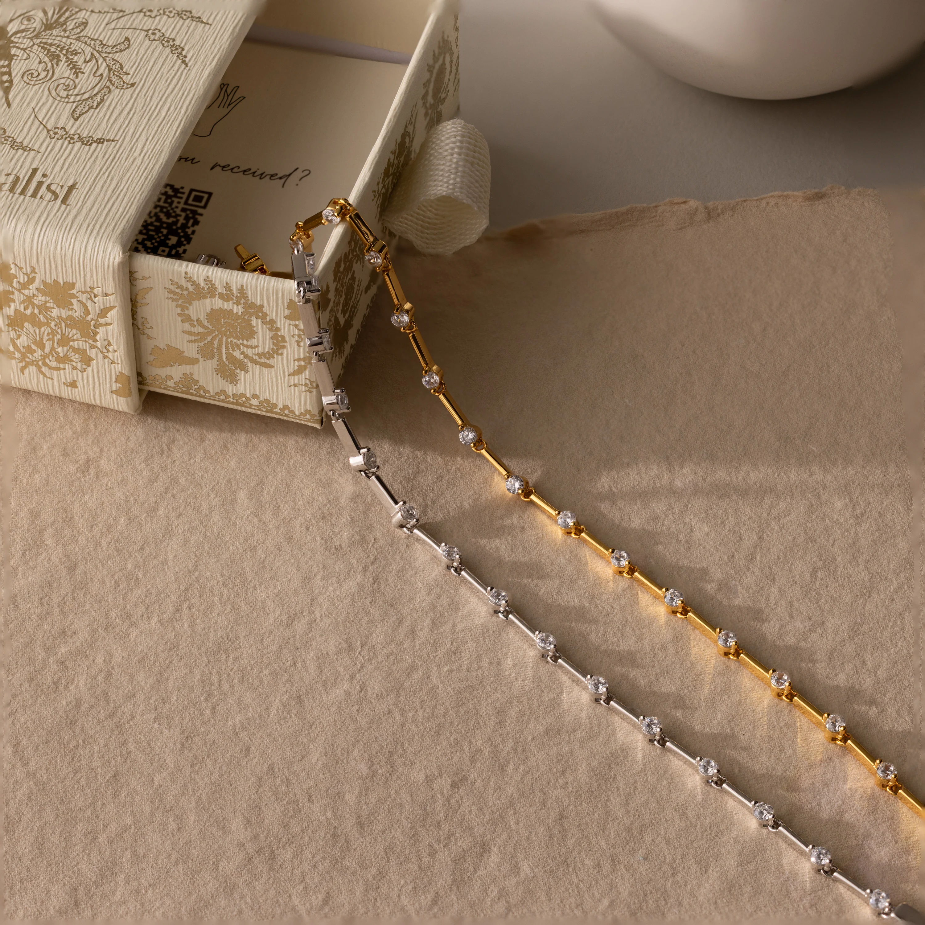 Sprinkle Diamond Tennis Bracelet - Image 5